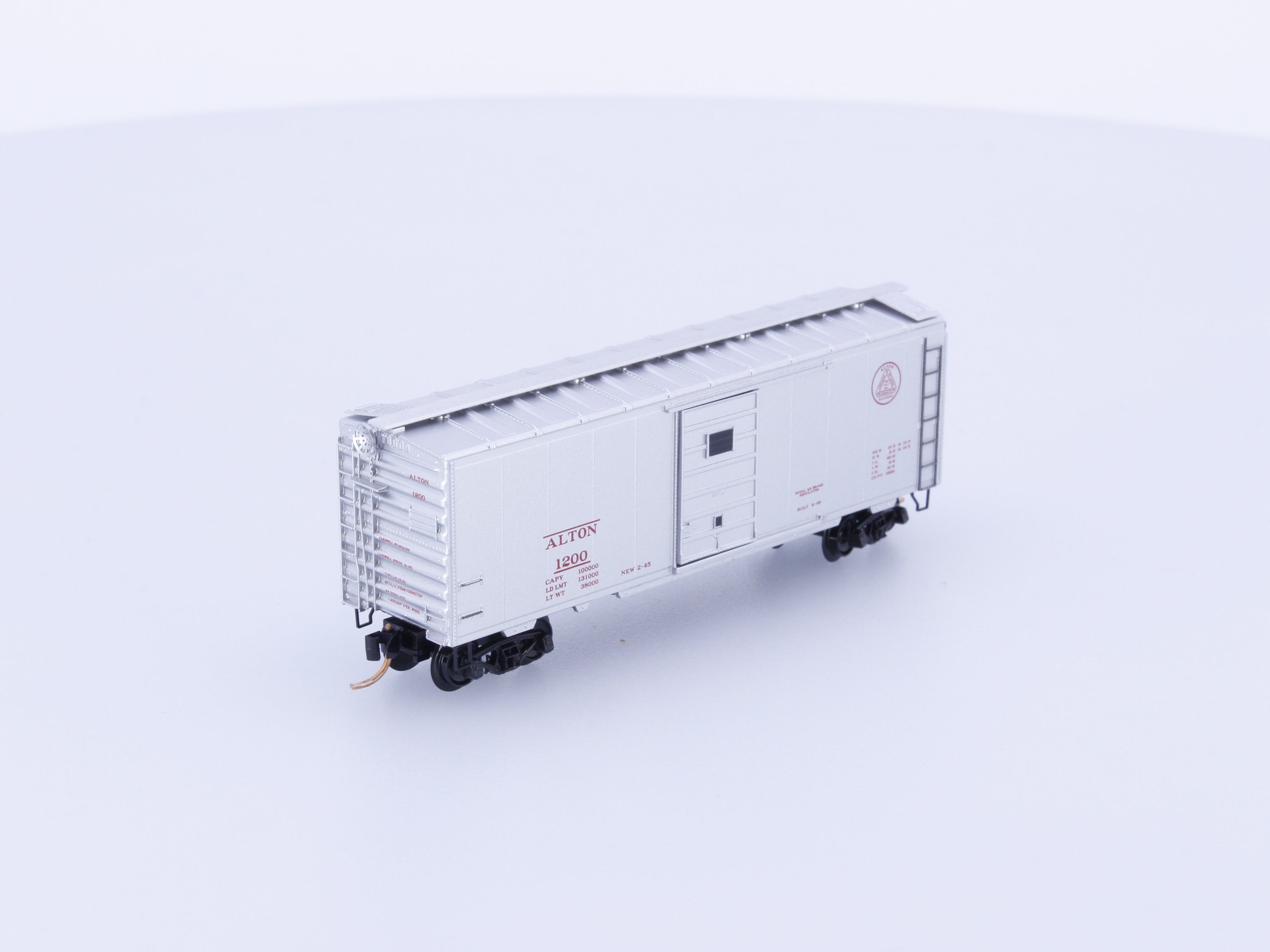Micro Trains 20586 N 40' Standard Box Car Single Door Alton Railroad 1200