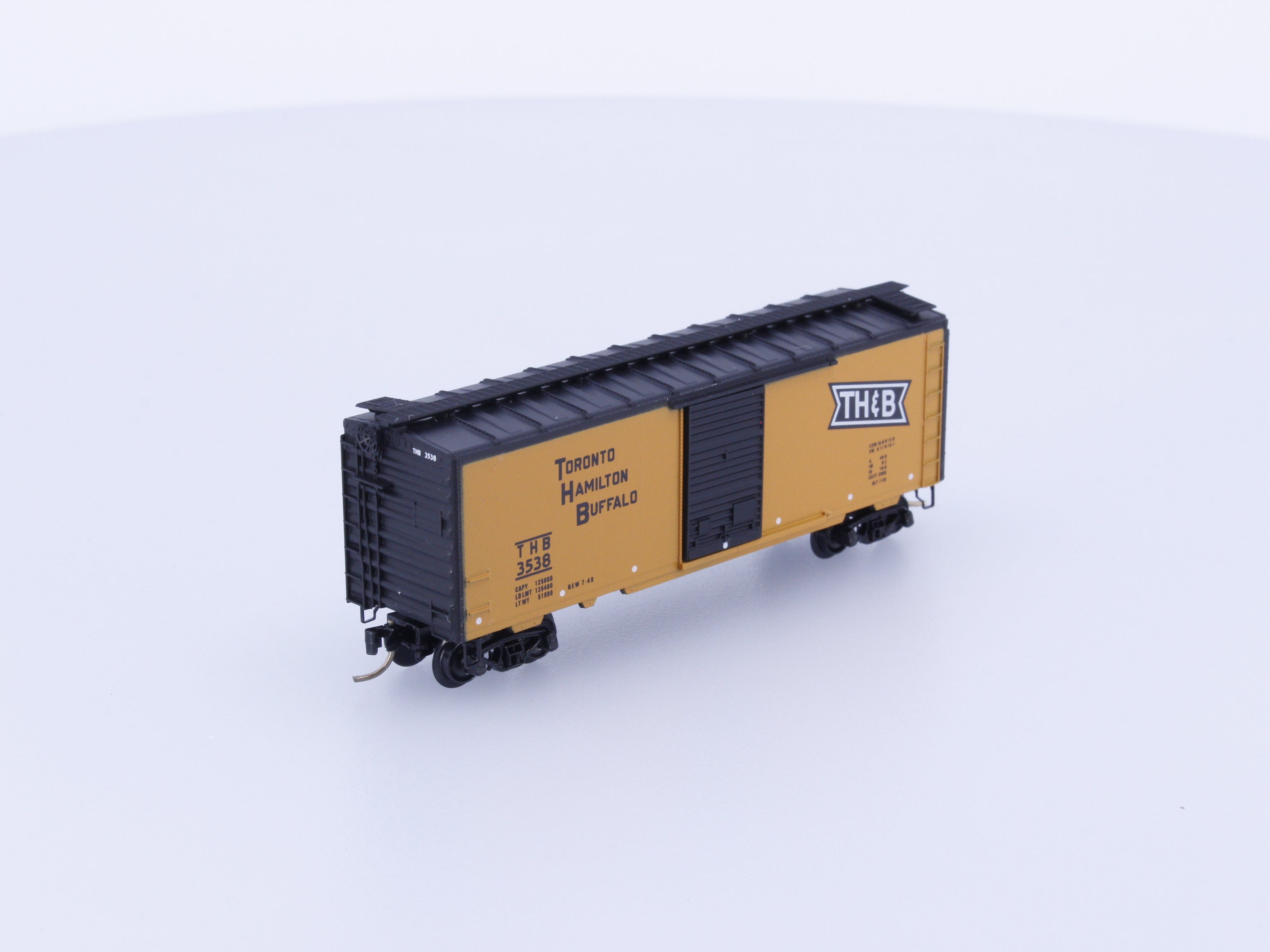 Micro Trains 20036 N 40' Standard Box Car Single Door Toronto Hamilton and Buffalo (THB) 3538 (#2)