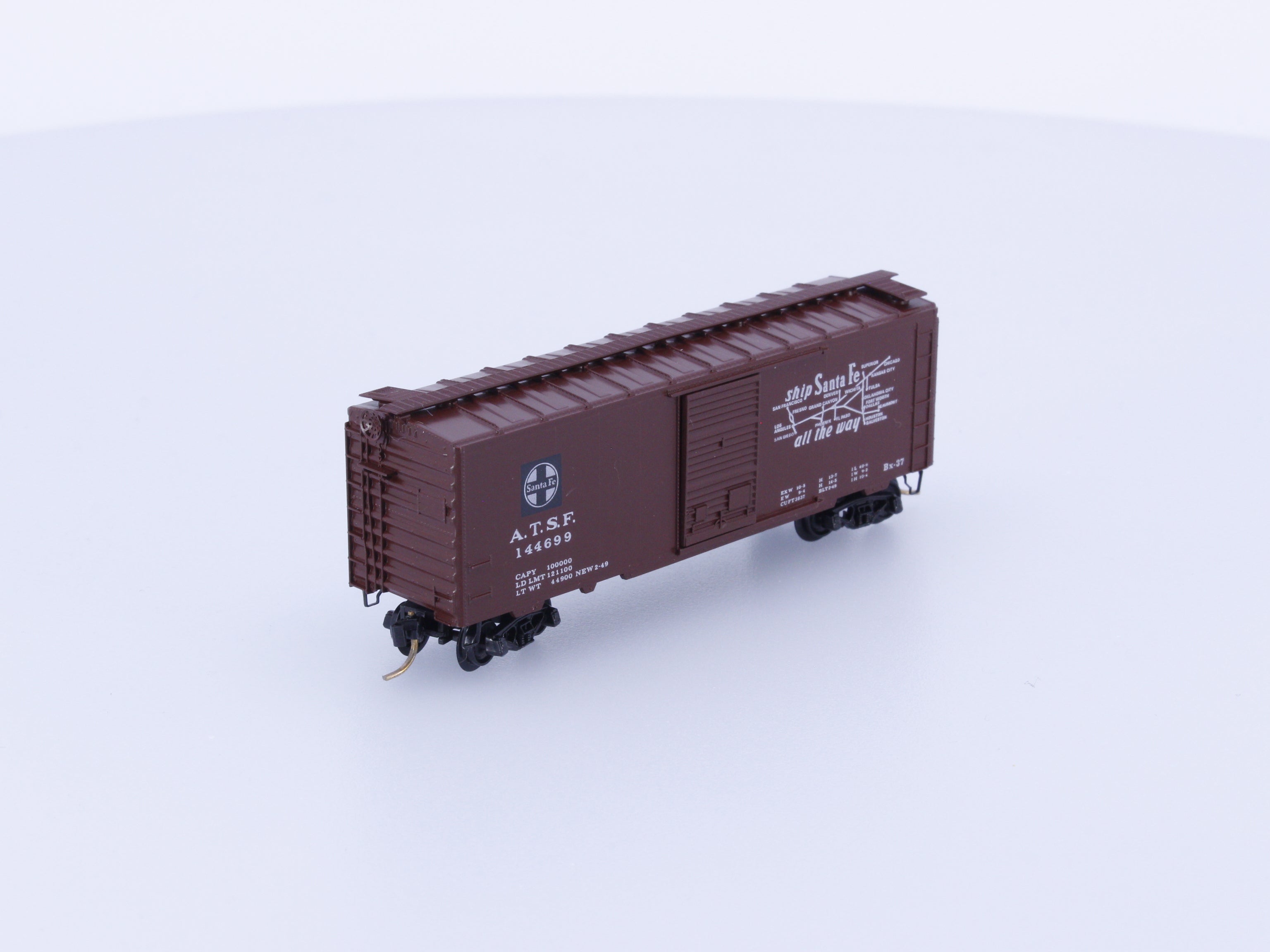 Micro Trains 20030 N 40' Standard Box Car Single Door Atchison Topeka and Santa Fe (ATSF) 144699