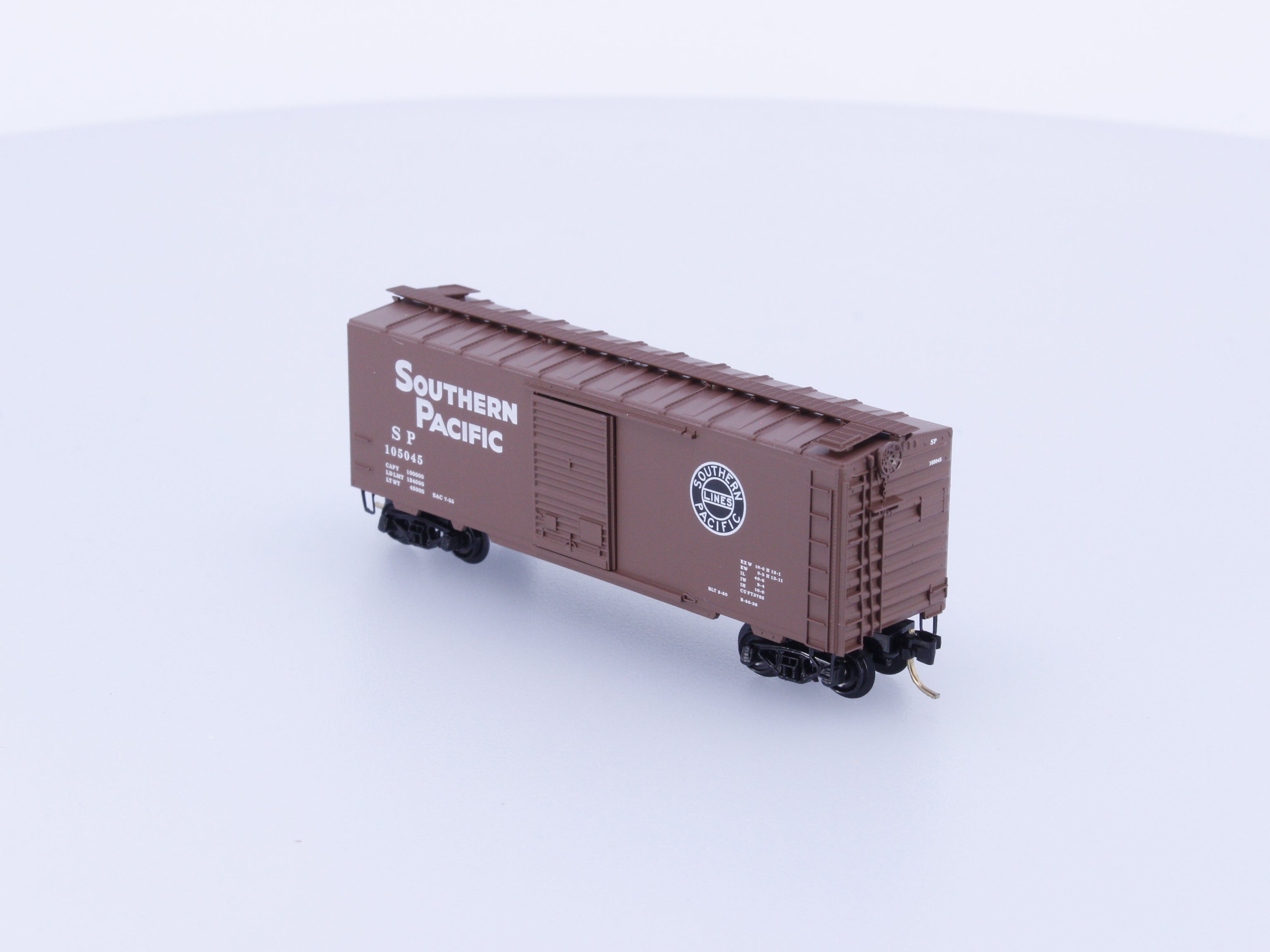 Microtrains 20080 N 40' Standard Box Car, Single Door Southern Pacific #105045