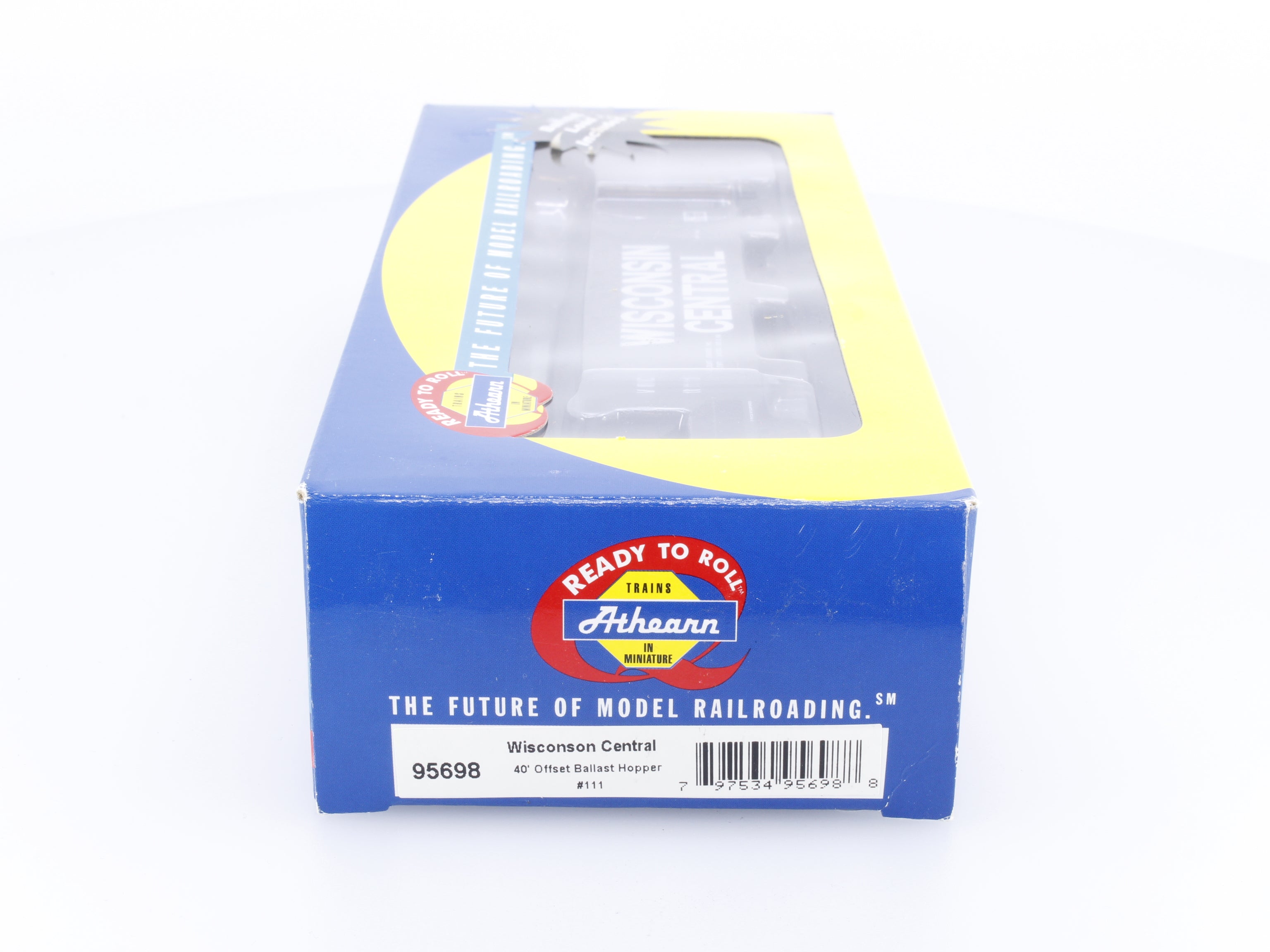 Athearn 95698 HO 40' Offset Ballast Hopper Wisconsin Central (WC) 111