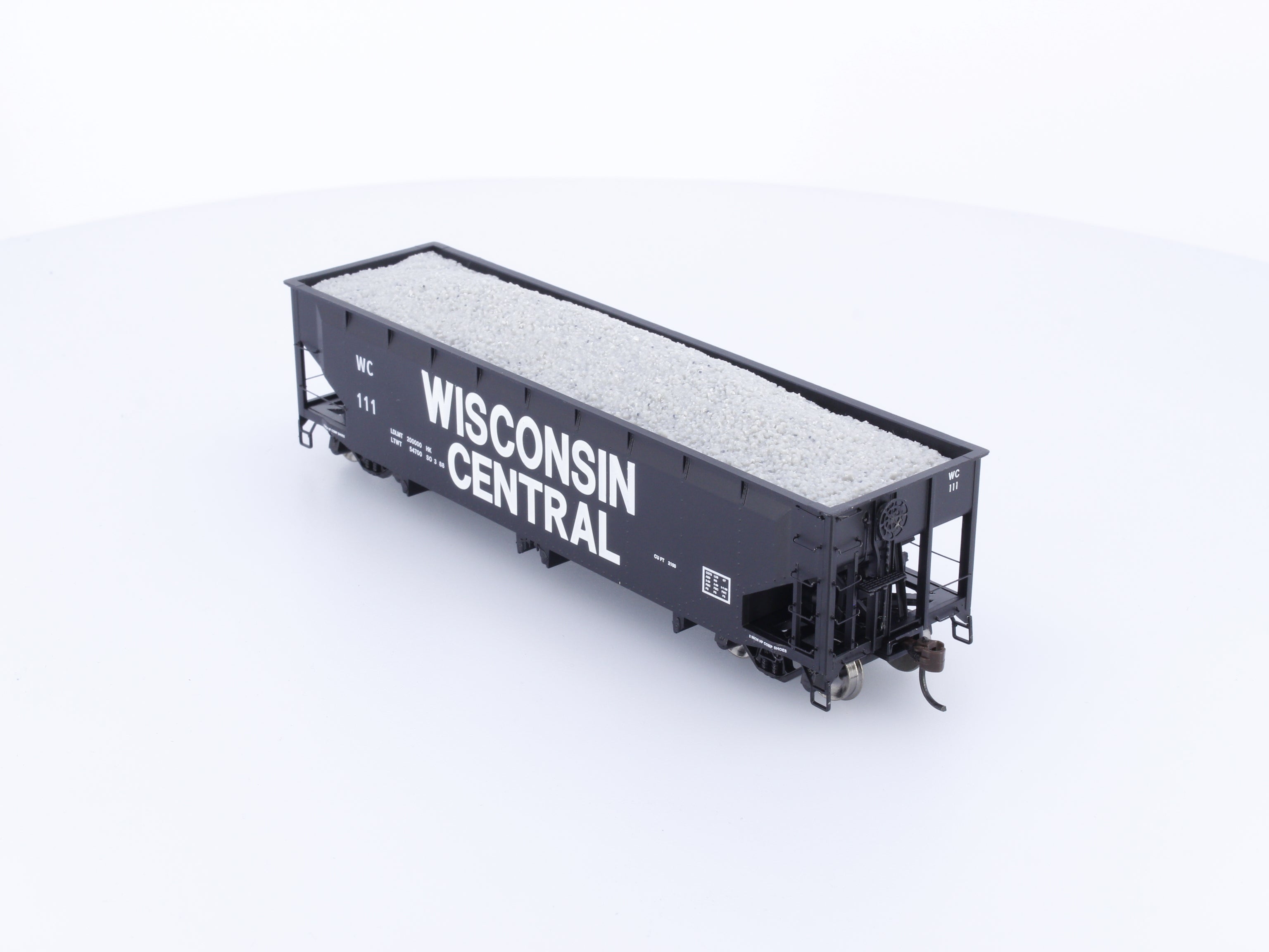 Athearn 95698 HO 40' Offset Ballast Hopper Wisconsin Central (WC) 111