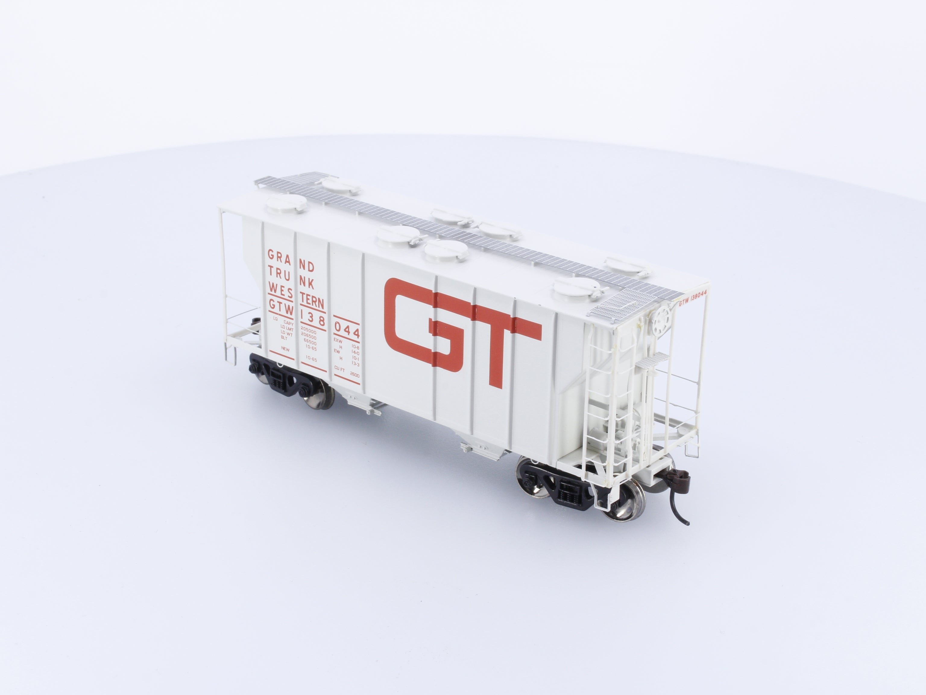 Athearn 95563 HO PS 2600 Covered Hopper Grand Trunk Western (GTW) 138044