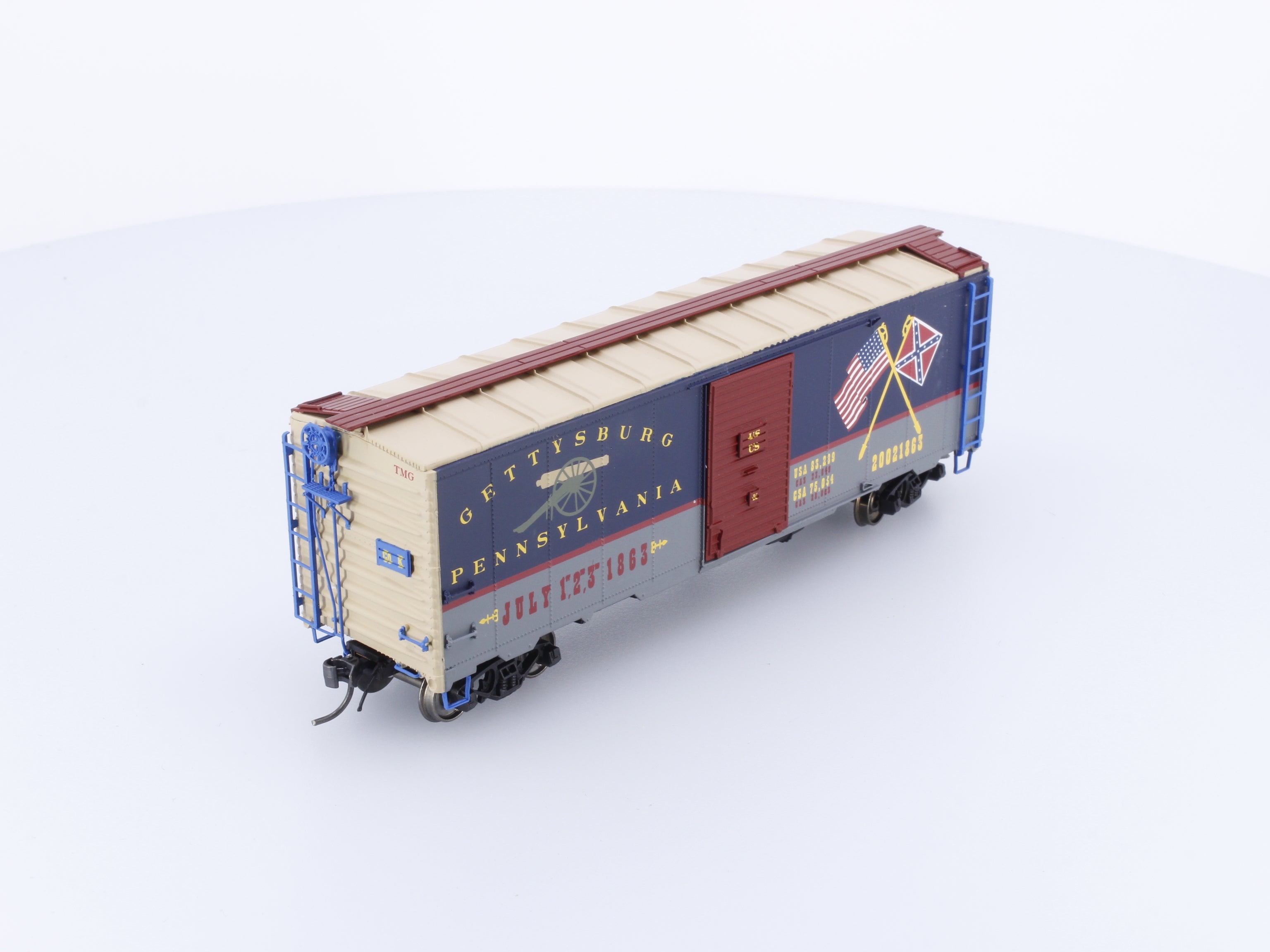 InterMountain ADAMS1937 HO Adams County Production 403 of 600 AAR 40' Boxcar Gettysburg 20021863