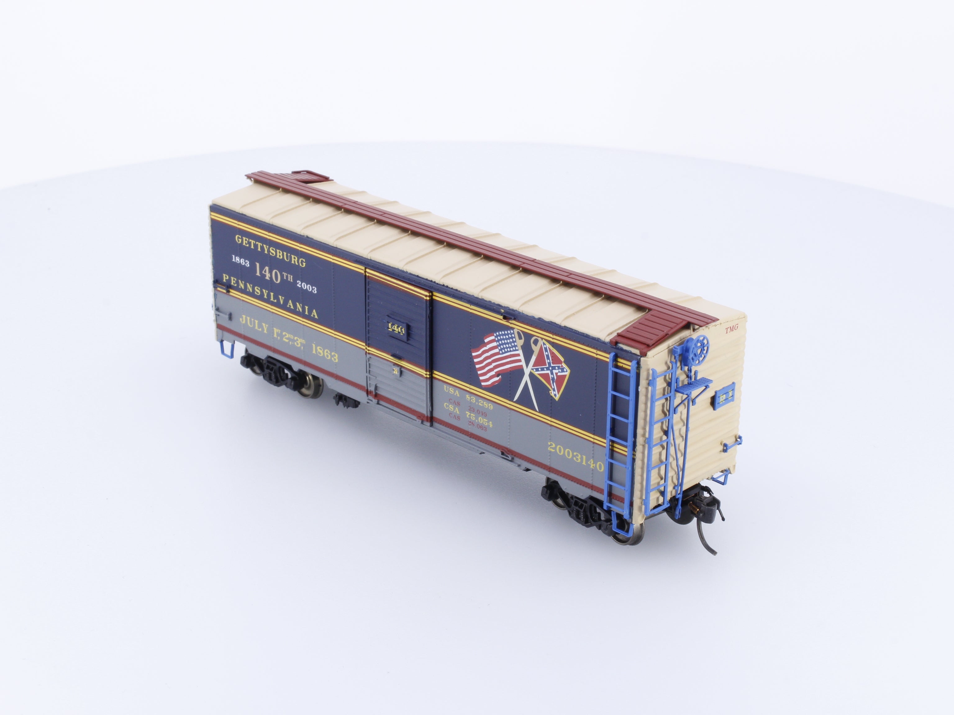 InterMountain ADAMS140 HO Adams County Production 403 of 600 AAR 40' Boxcar 140th Anniversary 2003140