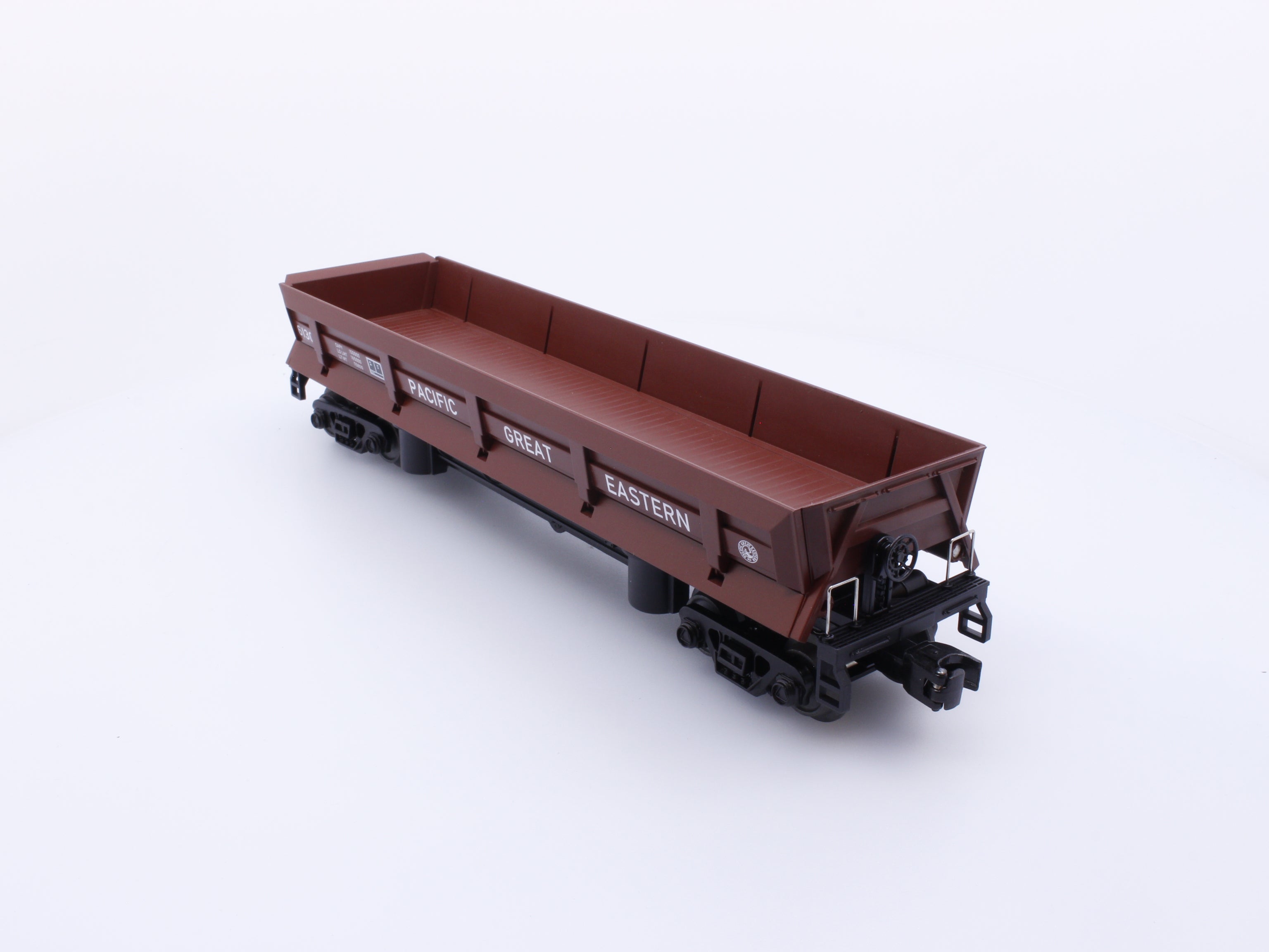 MTH 30-79639 O Rail King Dump Car w/ Operating Bay Pacific Great Eastern (PGE) 6130 (#1)