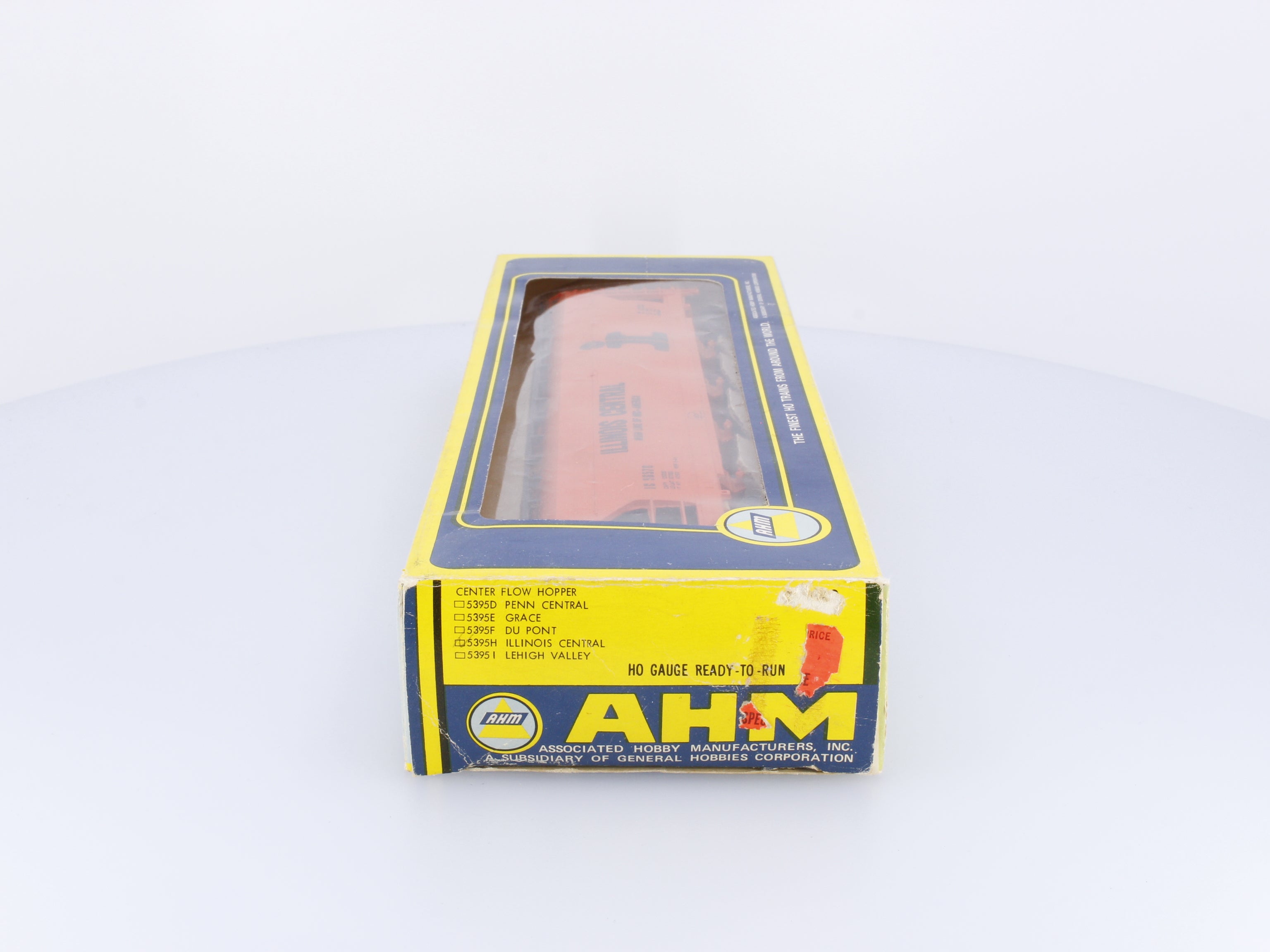 AHM Minitrains 5395H HO 4 Bay Covered Hopper Illinois Central (IC) 56578
