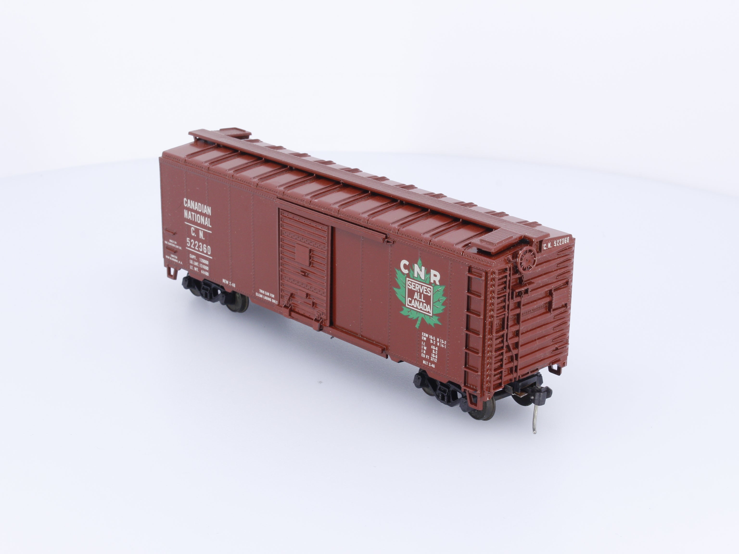 Kar-Line 35 HO 40' Box Car Canadian National (CN) 522360