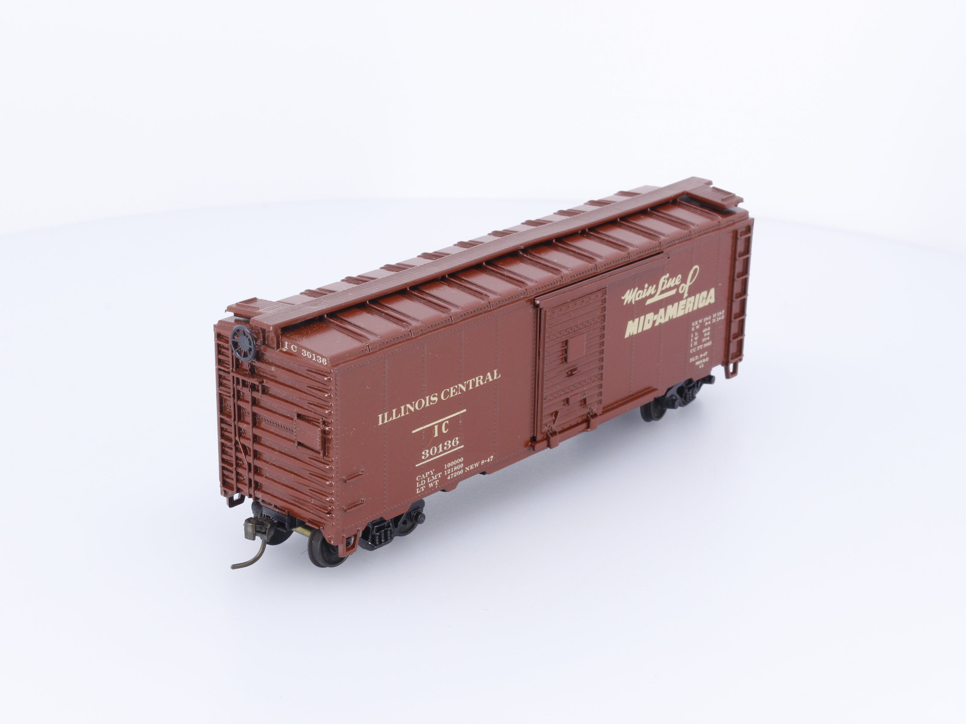 Kar-Line 85 HO 40' Box Car Illinois Central (IC) 30136