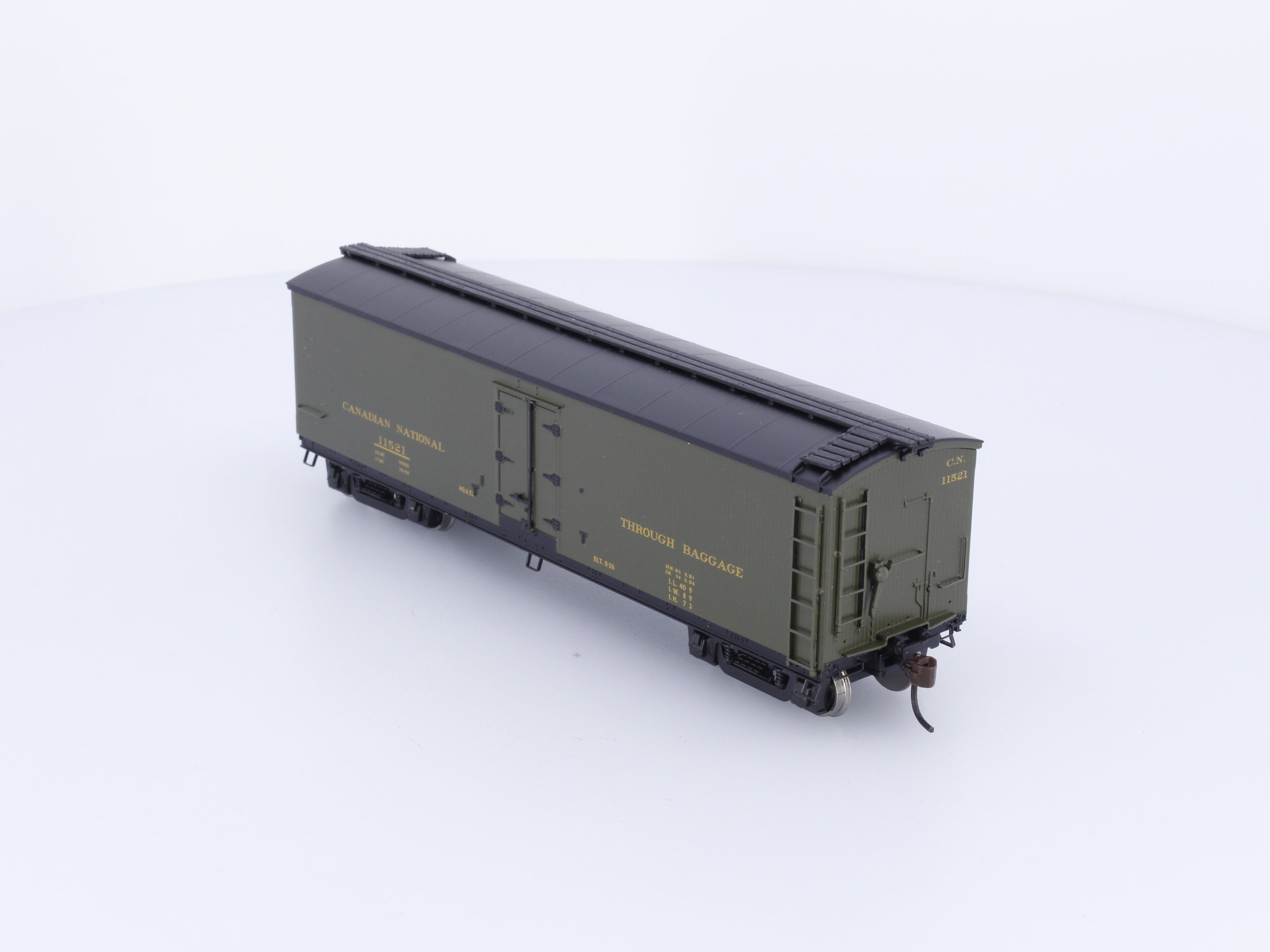 Roundhouse 84643 HO 40' Wood Milk Car Canadian National (CN) 11521 (#2)