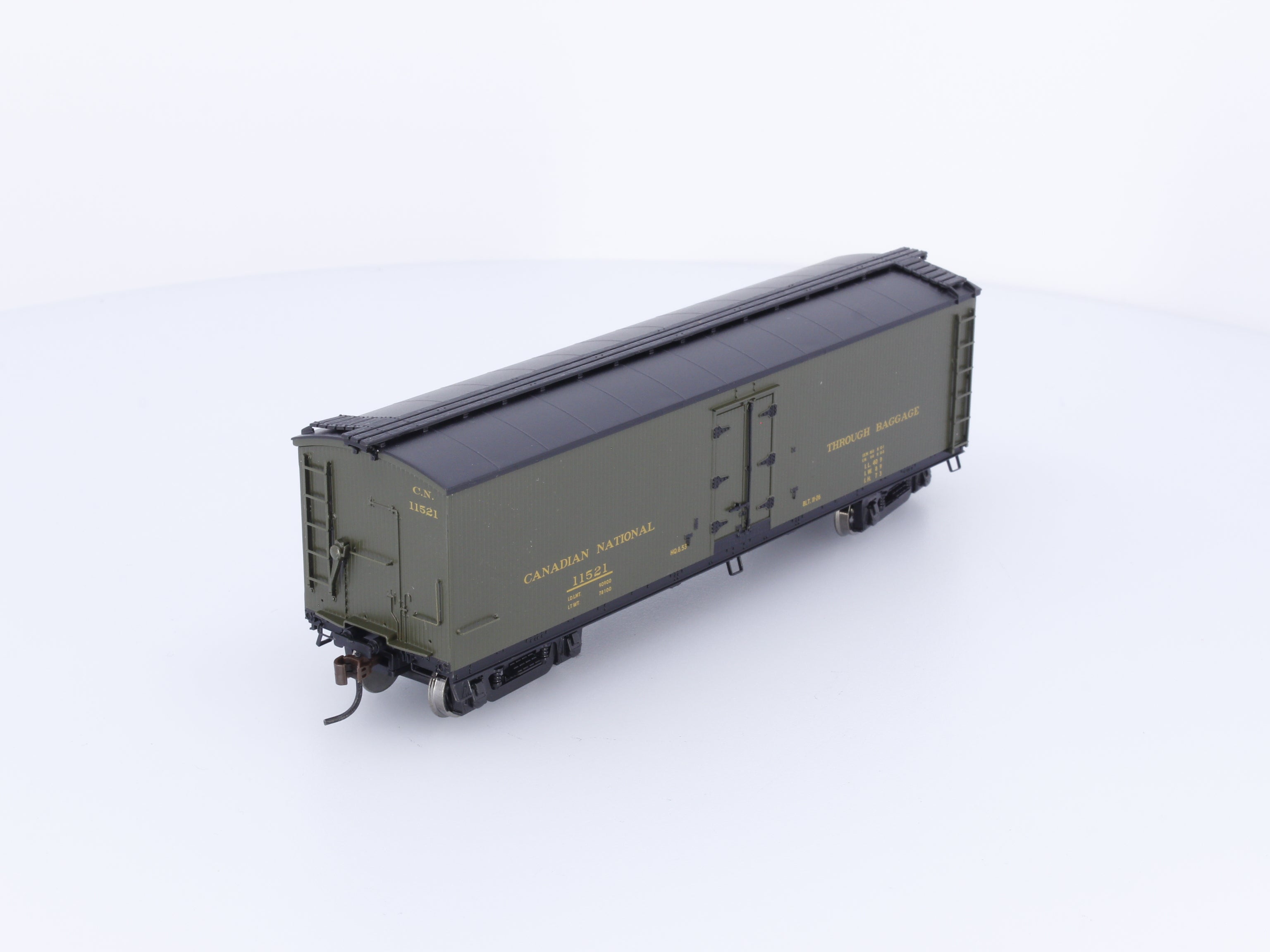 Roundhouse 84643 HO 40' Wood Milk Car Canadian National (CN) 11521 (#2)