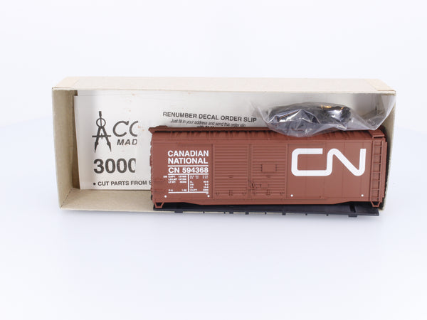Accurail 3615 HO 40' Double Door Steel Box Car Canadian National (CN) 594368