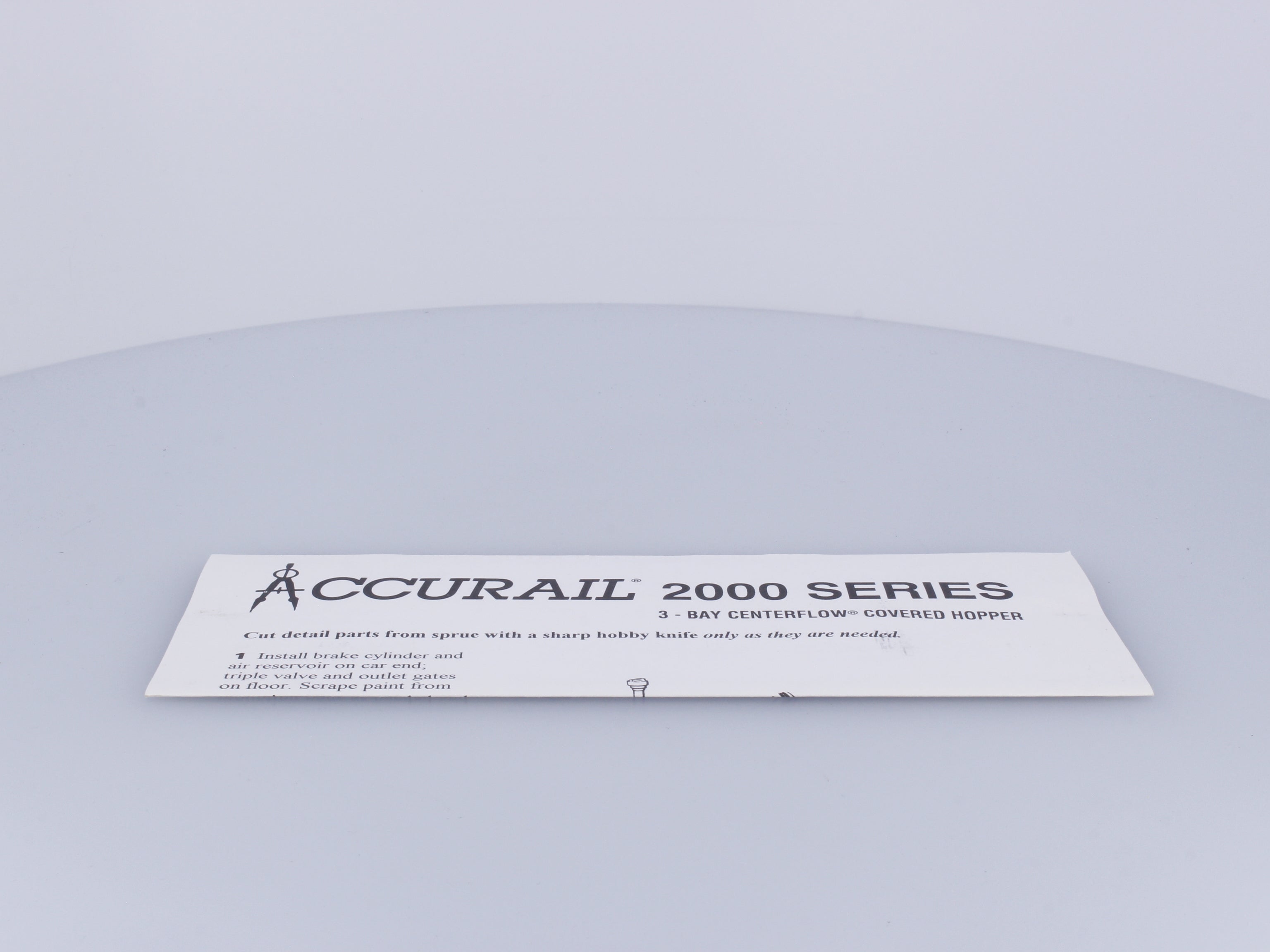 Accurail 2028 HO ACF 3-Bay Covered Hopper Detroit Toledo and Ironton (DTI) 10326 (#1)
