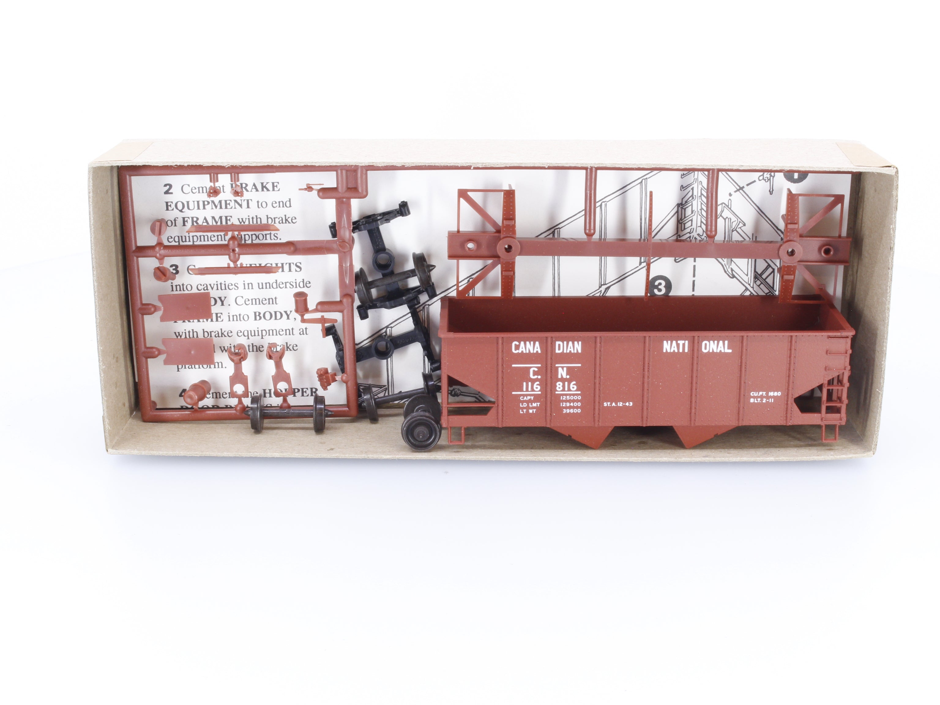 Accurail 2511 HO USRA 55 Ton Hopper Canadian National (CN) 116816