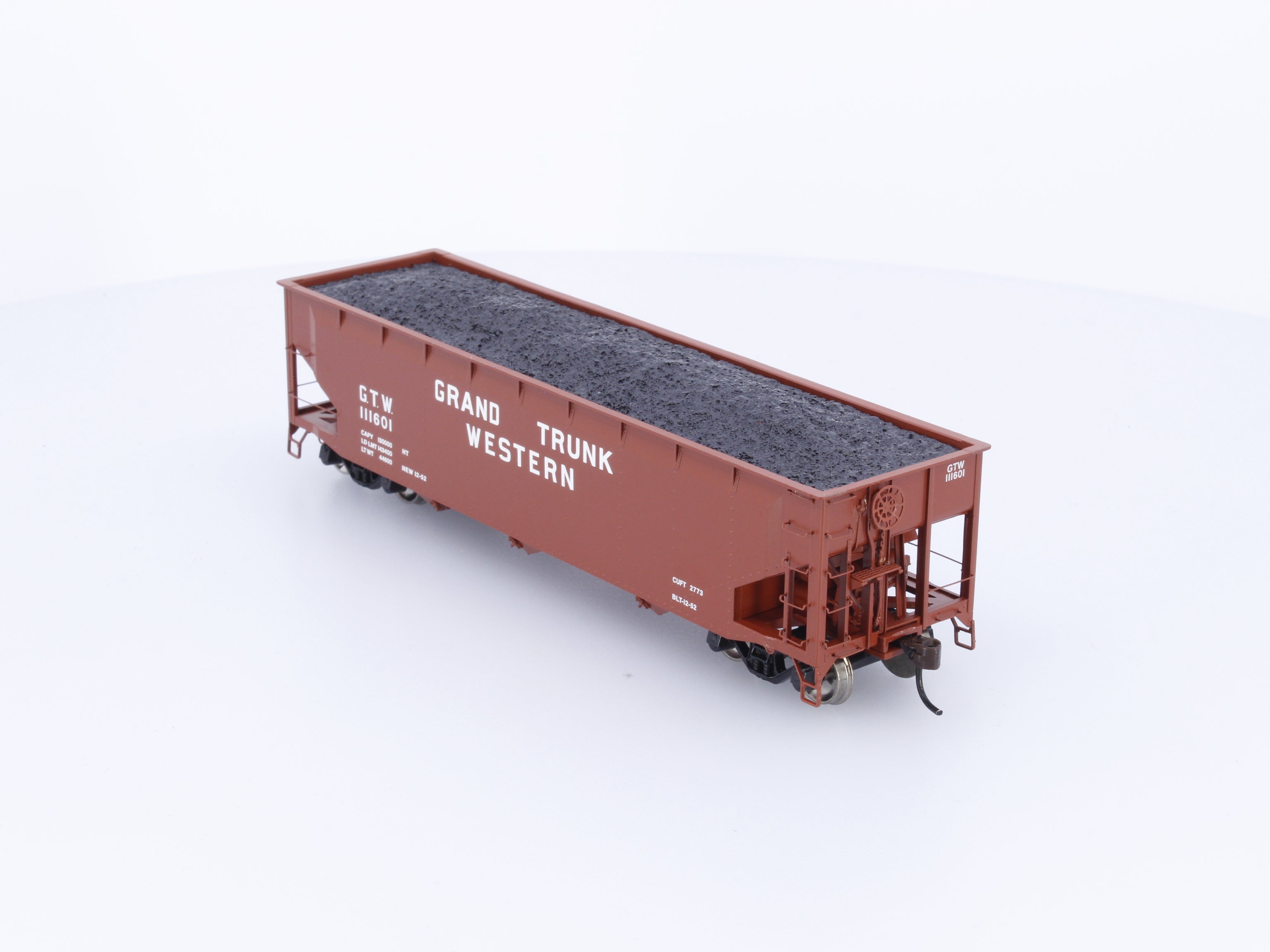 Athearn 95675 HO 40' 3 Bay Offset Hopper Grand Trunk Western (GTW) 111601