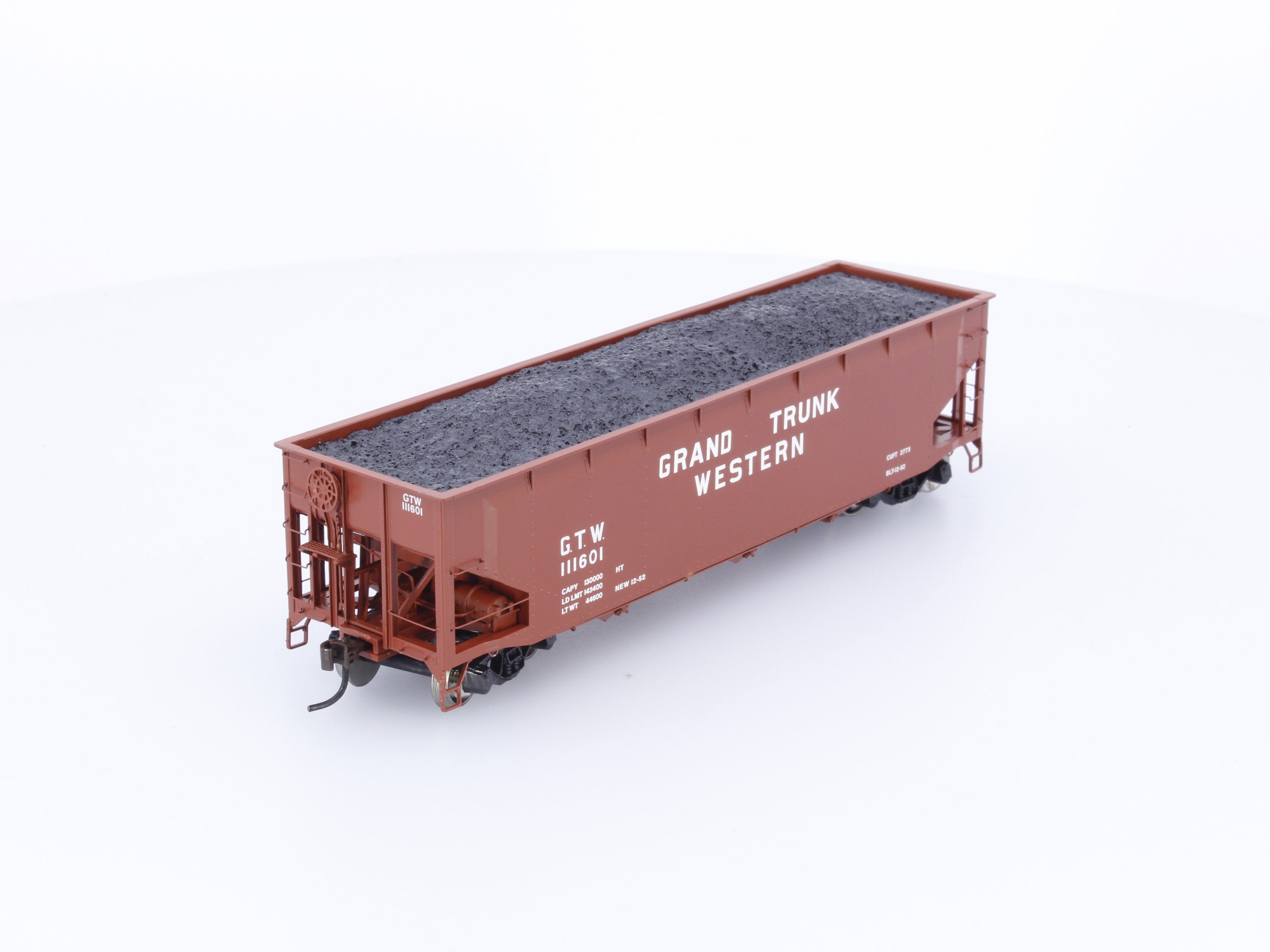 Athearn 95675 HO 40' 3 Bay Offset Hopper Grand Trunk Western (GTW) 111601