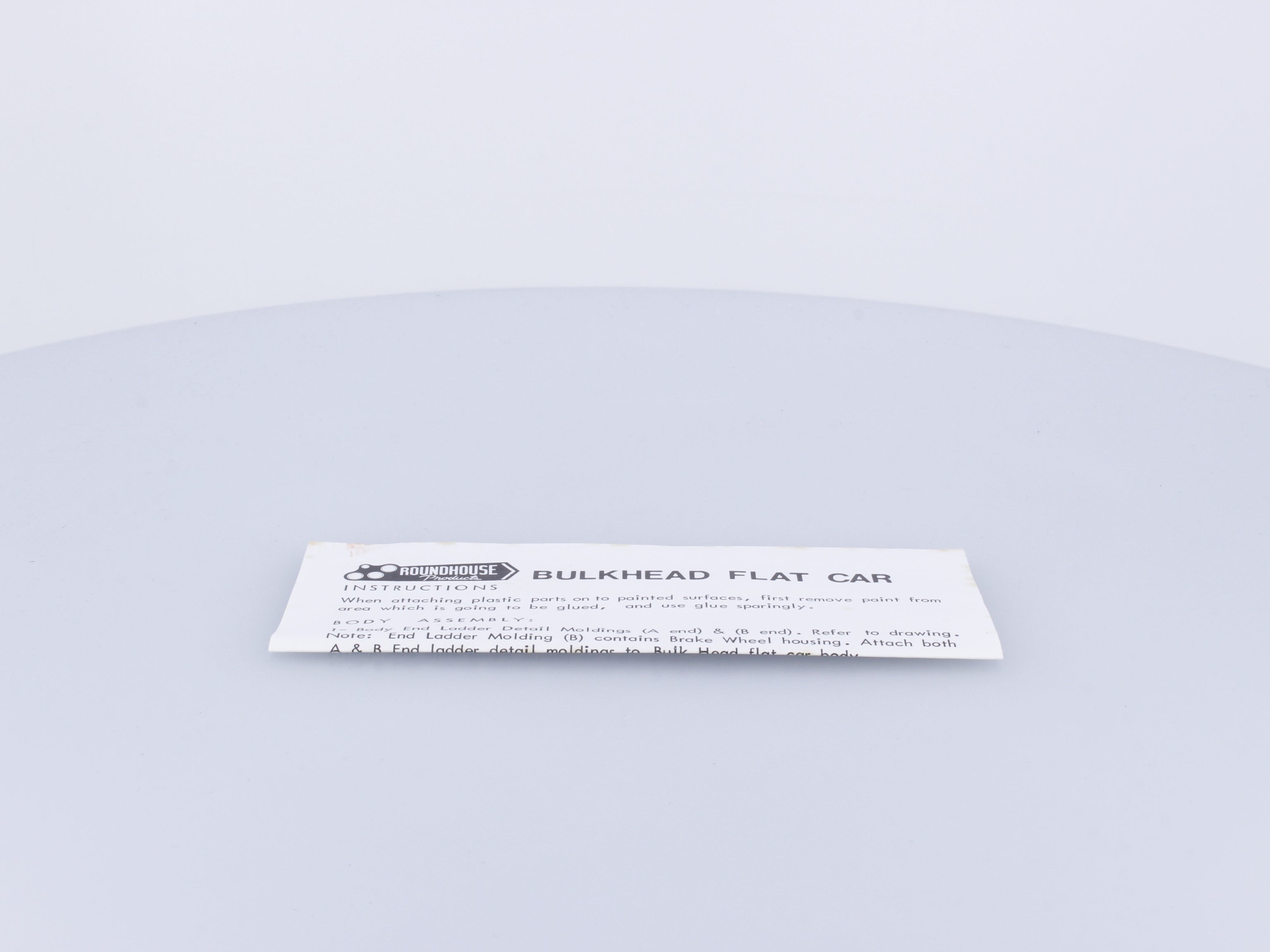Roundhouse 01298 HO 60' Bulkhead Flat Car Illinois Central Gulf 978801