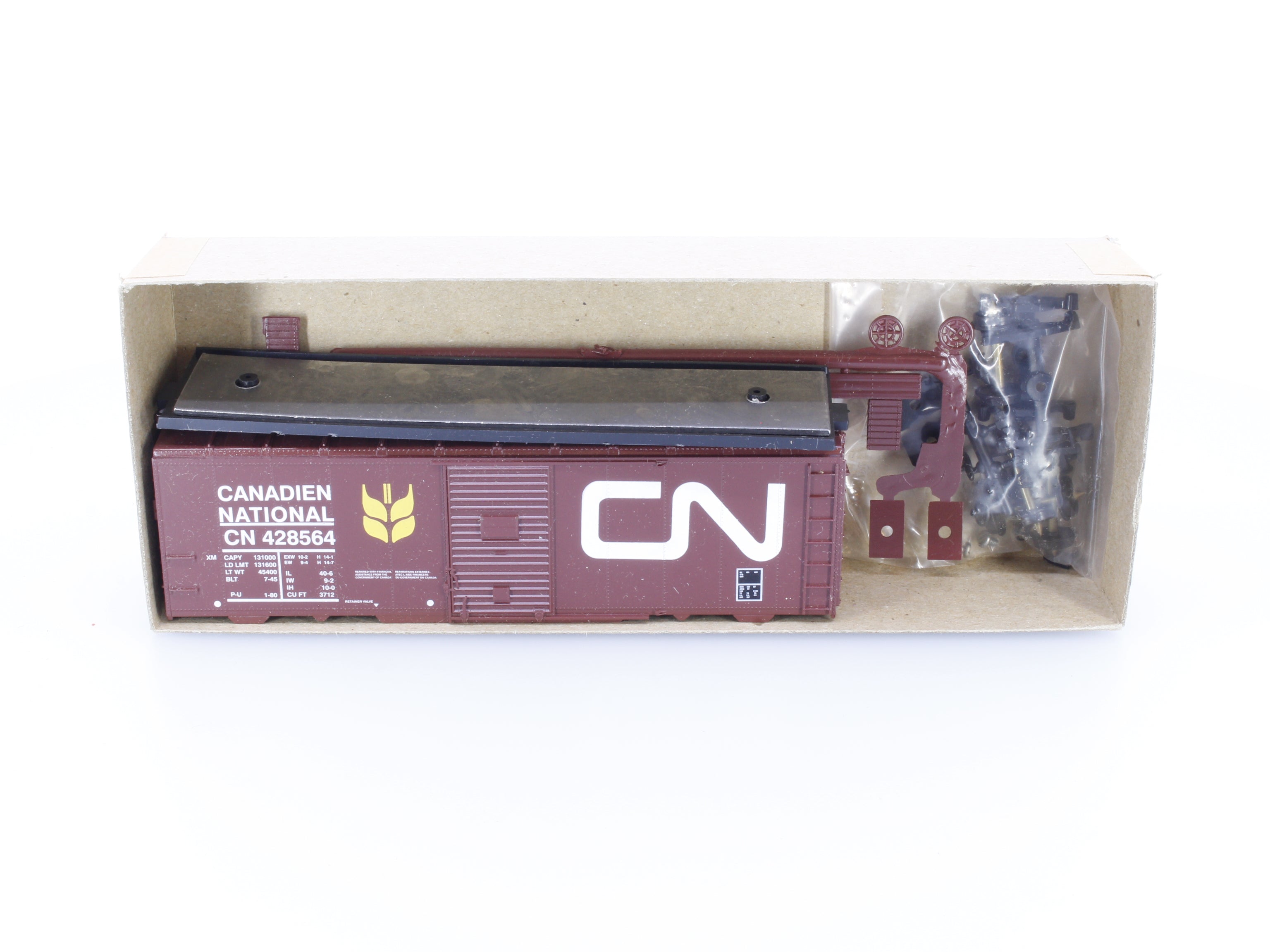 Roundhouse 10608 HO 40' AAR Boxcar Canadian National (CN) 428564