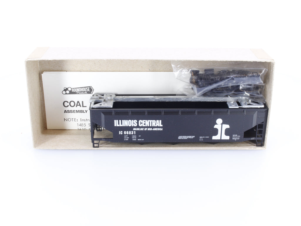 Roundhouse 66831 HO 3 Bay Offset Side Hopper Limited Edition Historical Society Illinois Central (IC) 66831