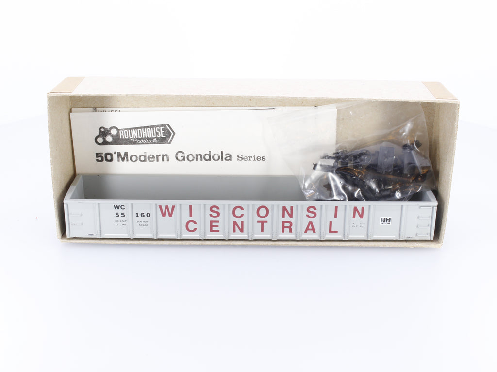 Accurate Finishing Inc. 1103 HO 52'6' Gondola 50 of 700 Wisconsin Central (WC) 55160