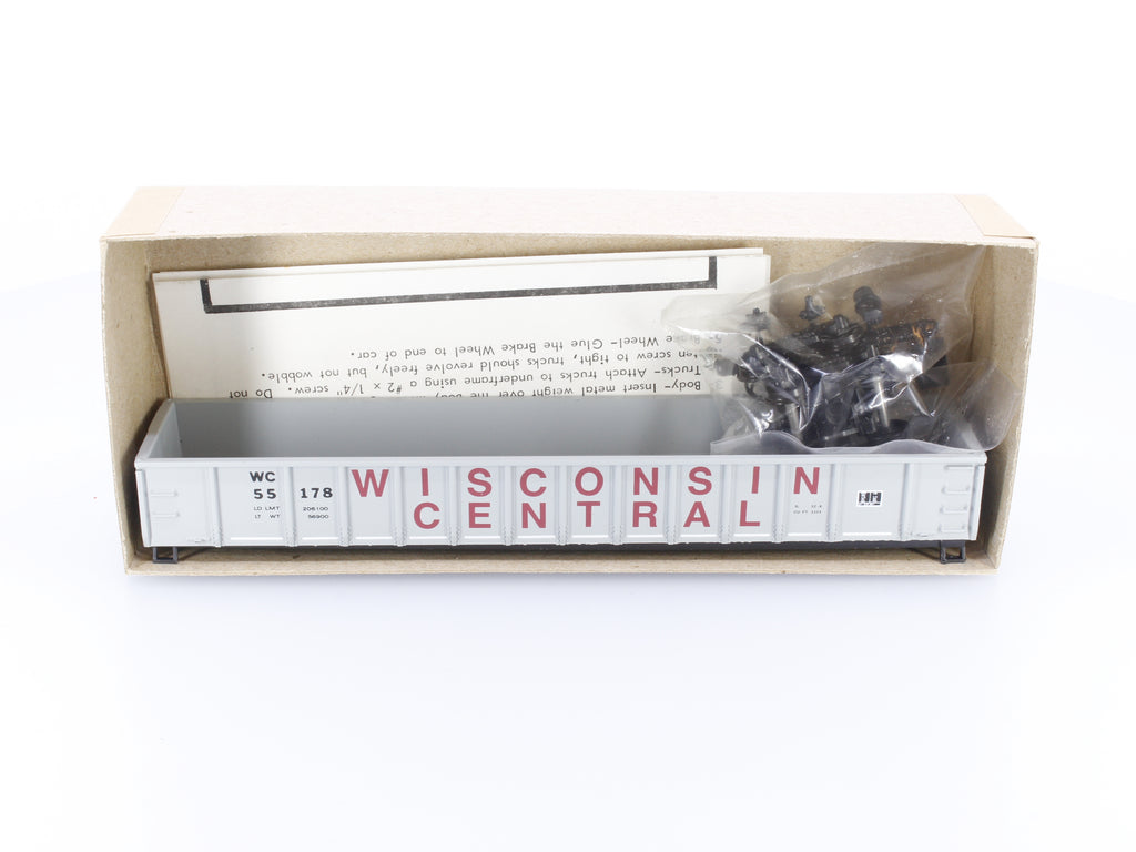 Accurate Finishing Inc. 1104 HO 52'6" Gondola 113 of 700 Wisconsin Central (WC) 55178