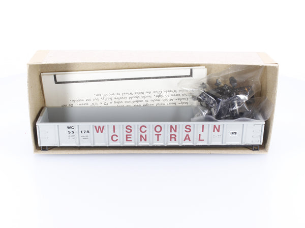 Accurate Finishing Inc. 1104 HO 52'6" Gondola 113 of 700 Wisconsin Central (WC) 55178