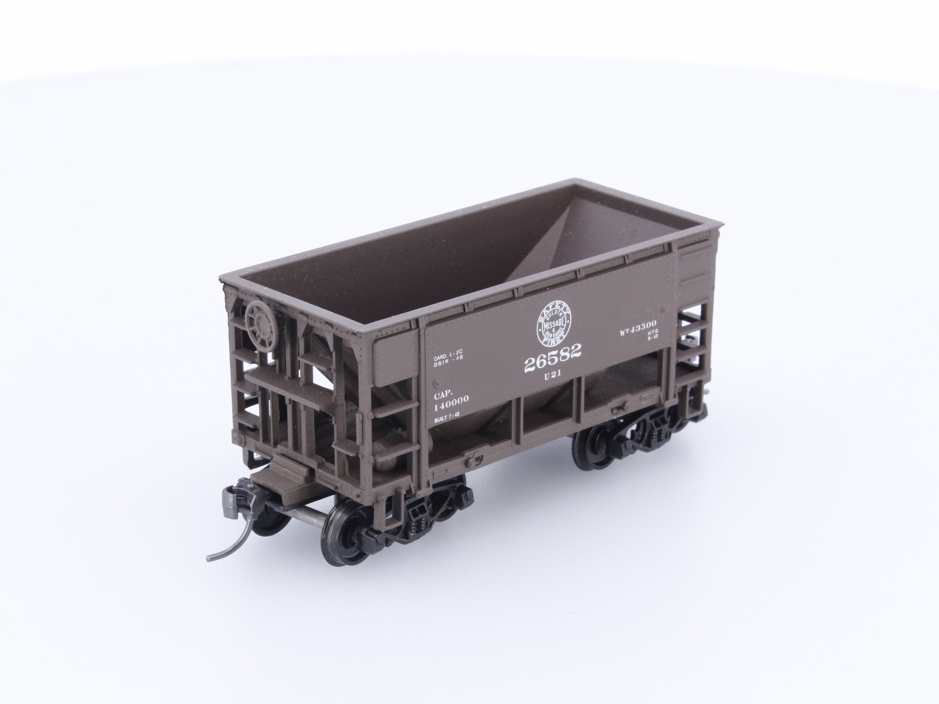 Roundhouse 1323 HO 26' Ore Car Duluth Missabe and Iron Range Railway (DMIR) 26582
