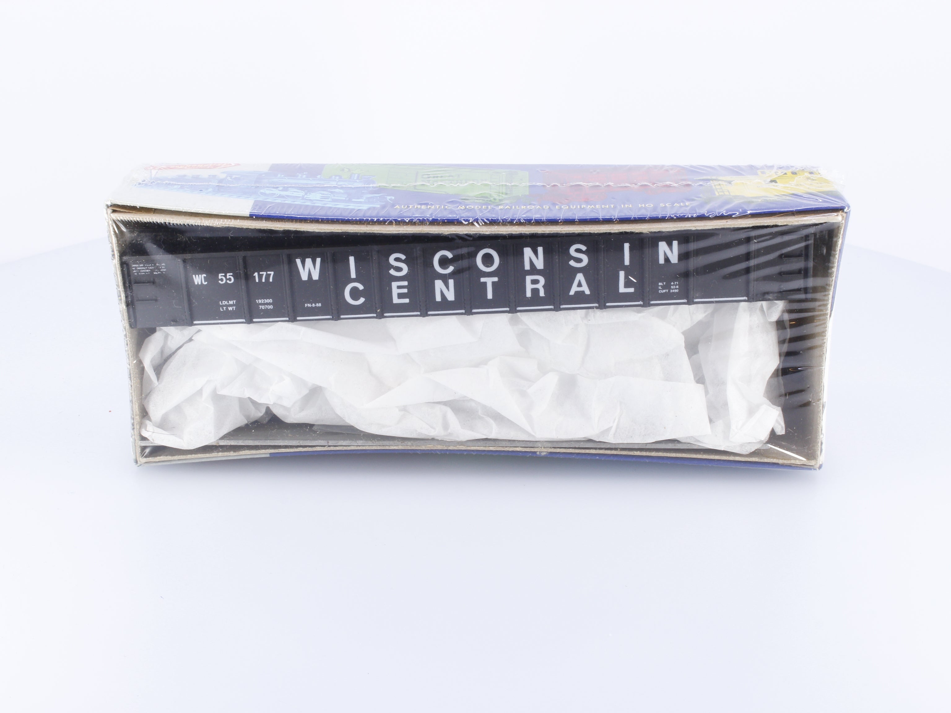 Roundhouse 55177 HO 53' Gondola Wisconsin Central (WC) 55177