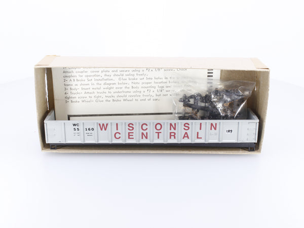 Accurate Finishing Inc. 1103 HO 52'6' Gondola 376 of 700 Wisconsin Central (WC) 55160