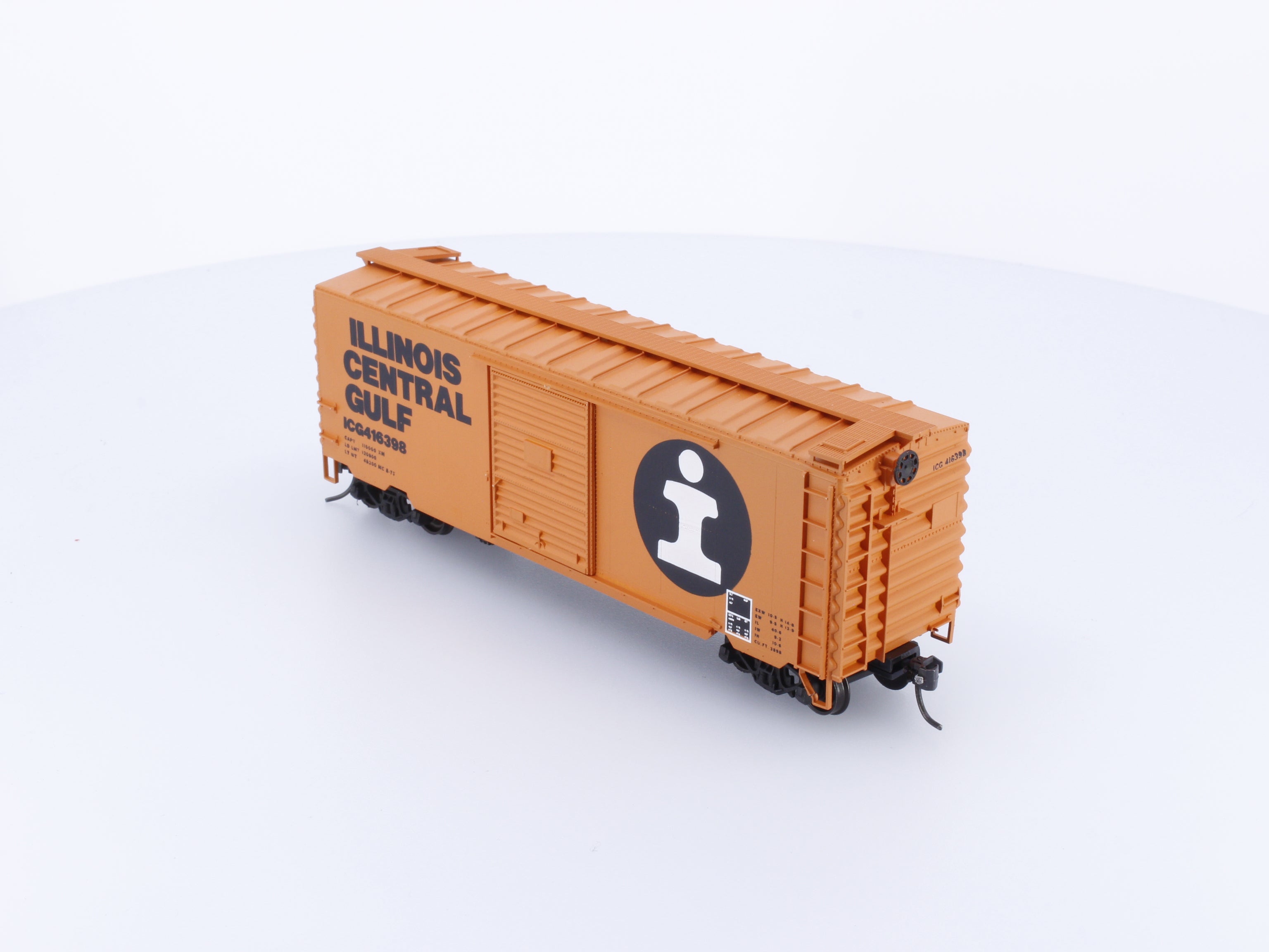 Accurail 3403 HO 40' PS-1 Steel Box Car Illinois Central Gulf (ICG) 416398