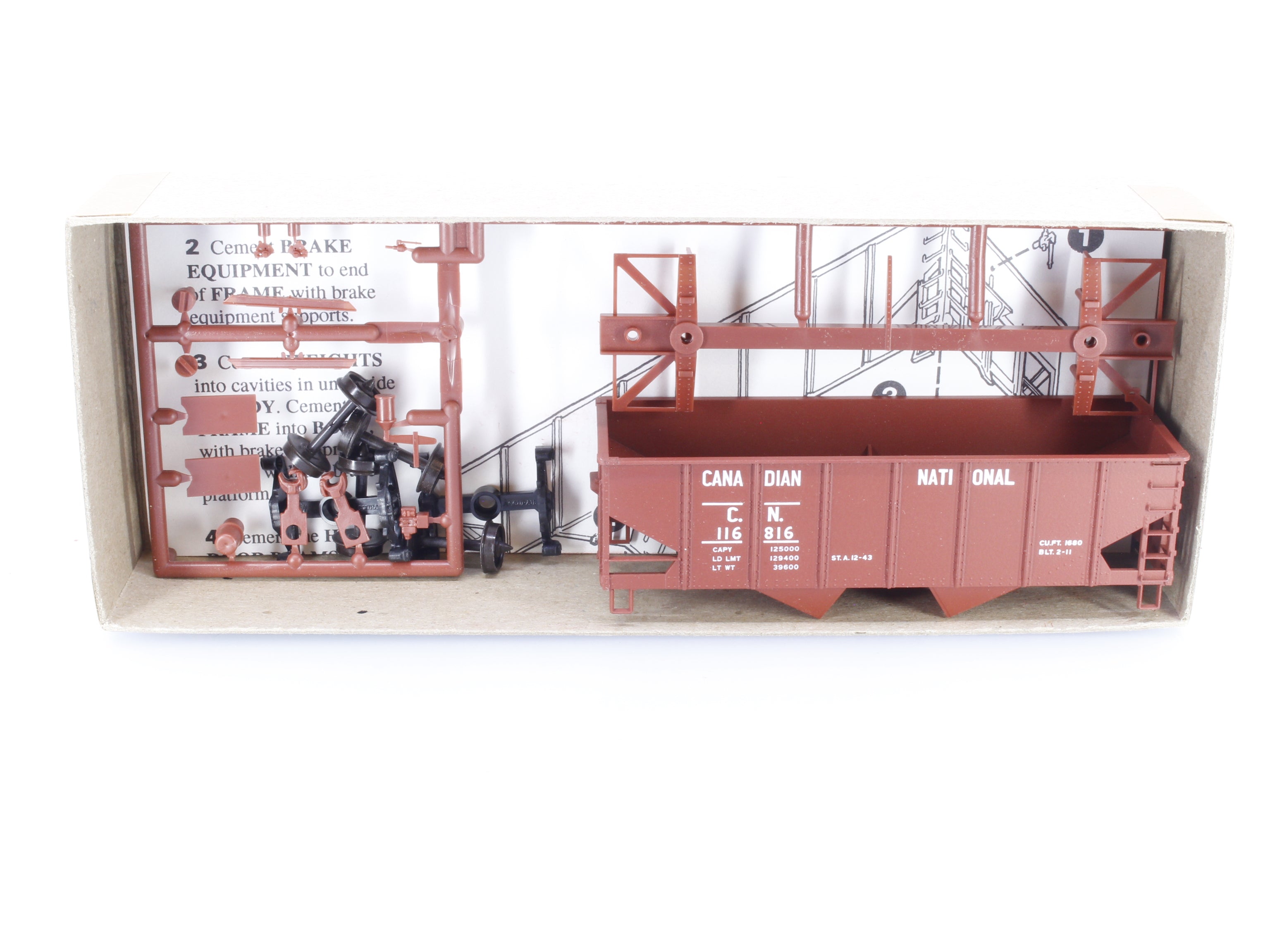 Accurail 2511 HO USRA 55 Ton Hopper Canadian National (CN) 116816 (#2)