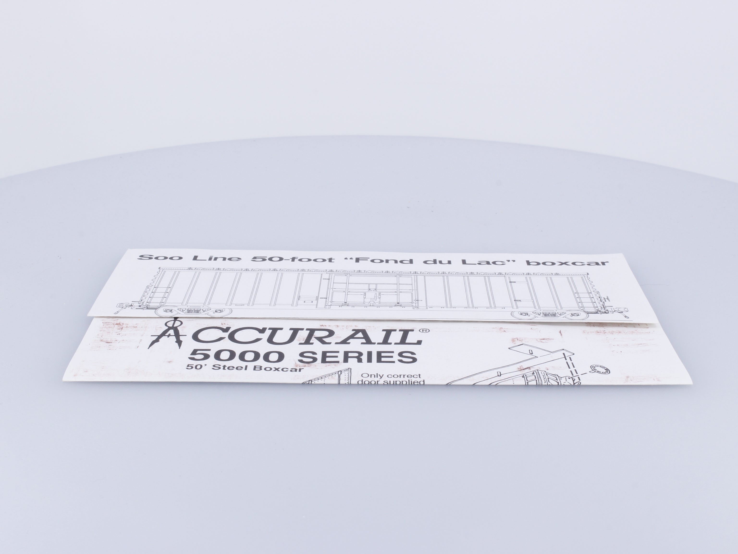 Accurail 26437 HO 7 Post Fond Du Lac Box Car Special Run Wisconsin Central (WC) 26437