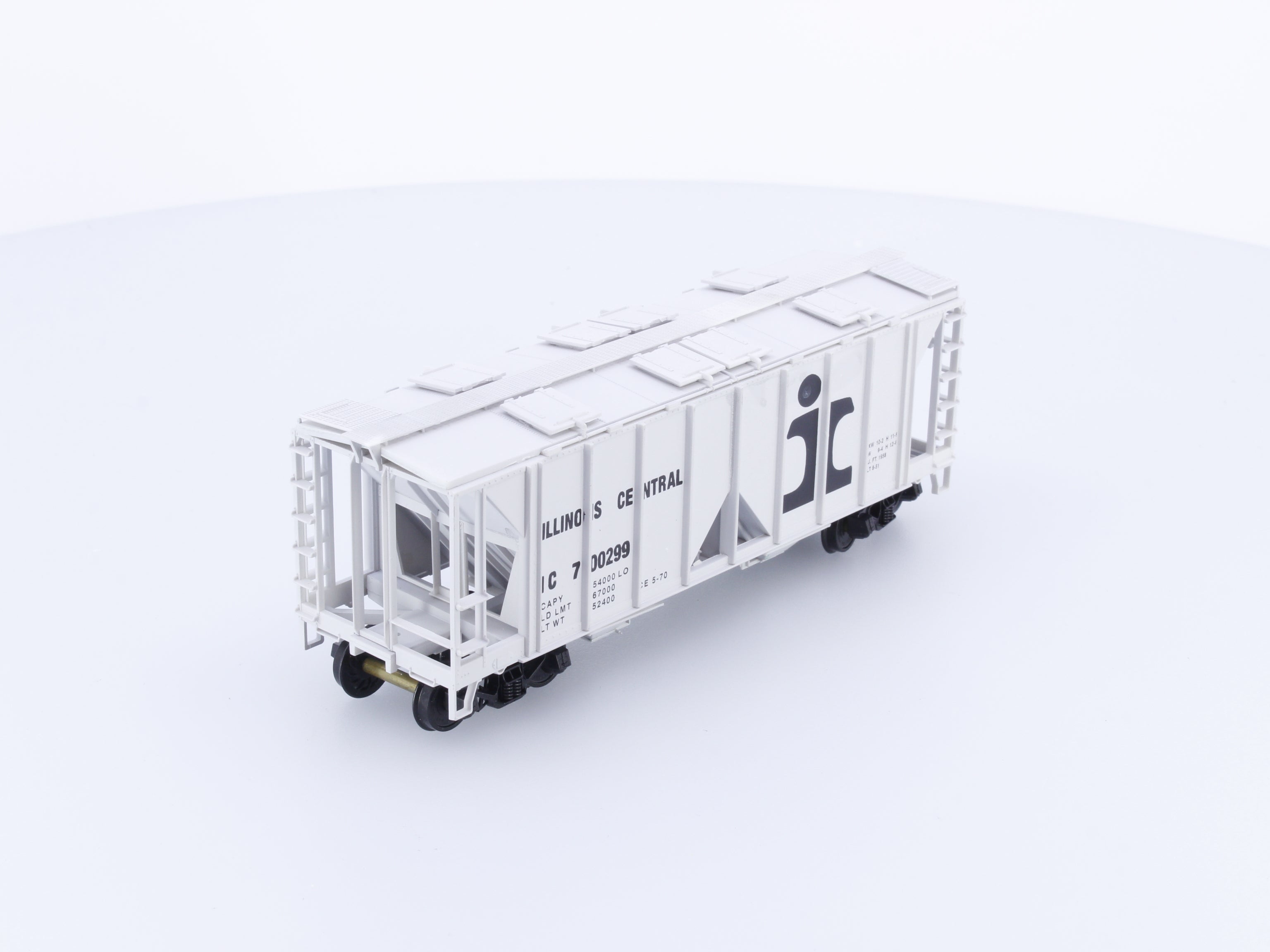 Bowser 29B HO 2-Bay ACF Covered Hopper IC Limited Edition Car Illinois Central (IC) 700299