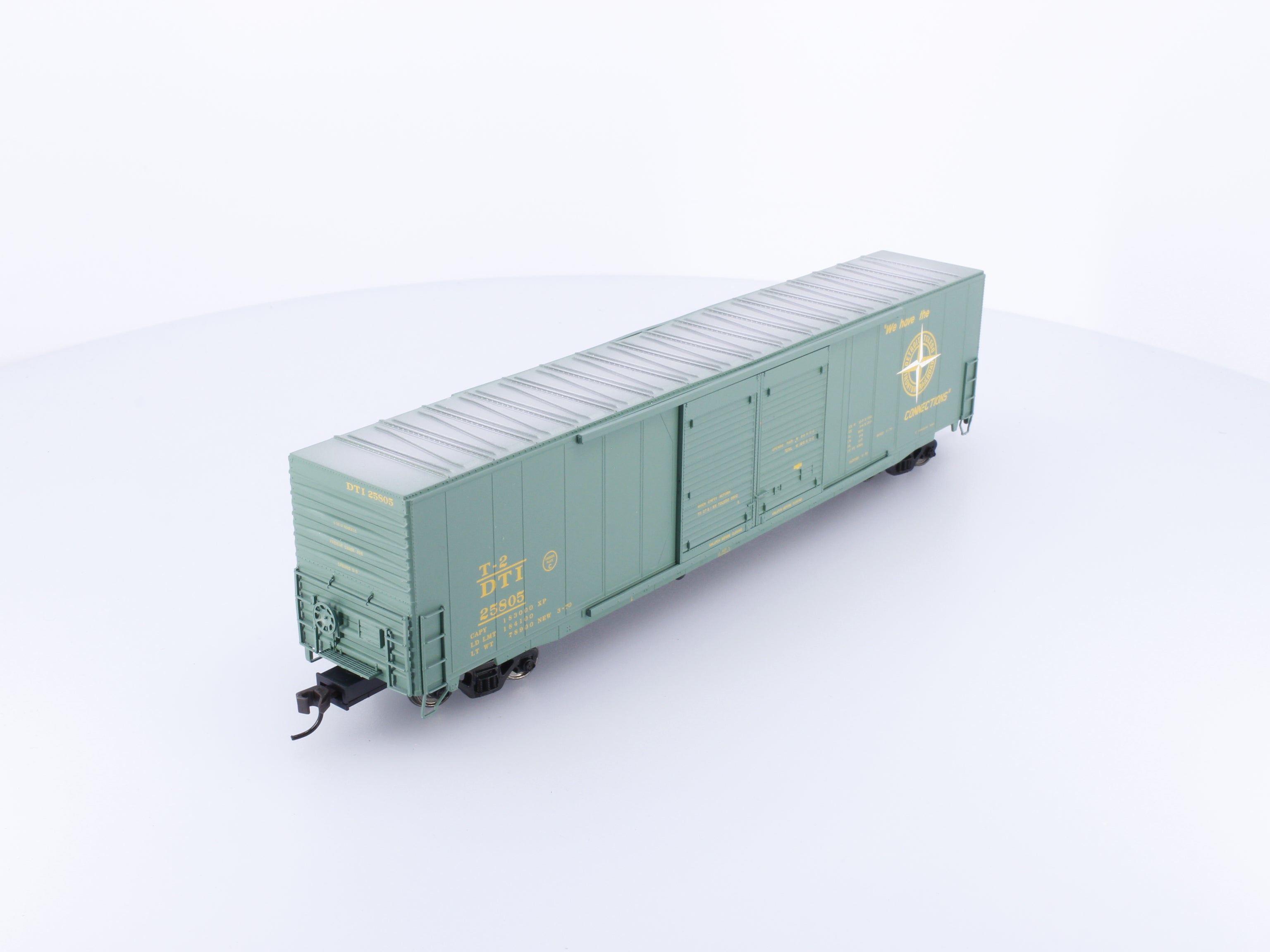 Atlas 1678-2 HO 60' Double Door Auto Parts Car Detroit Toledo and Ironton (DTI) 25805