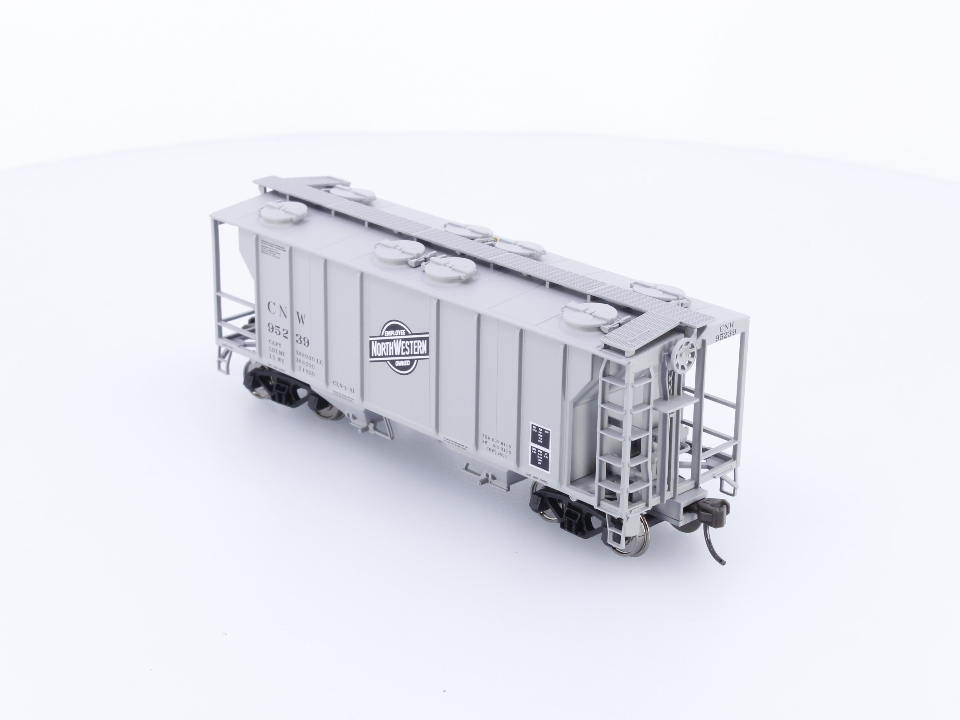 Atlas 1837-2 HO PS-2 Covered Hopper Chicago and North Western (CNW) 95239