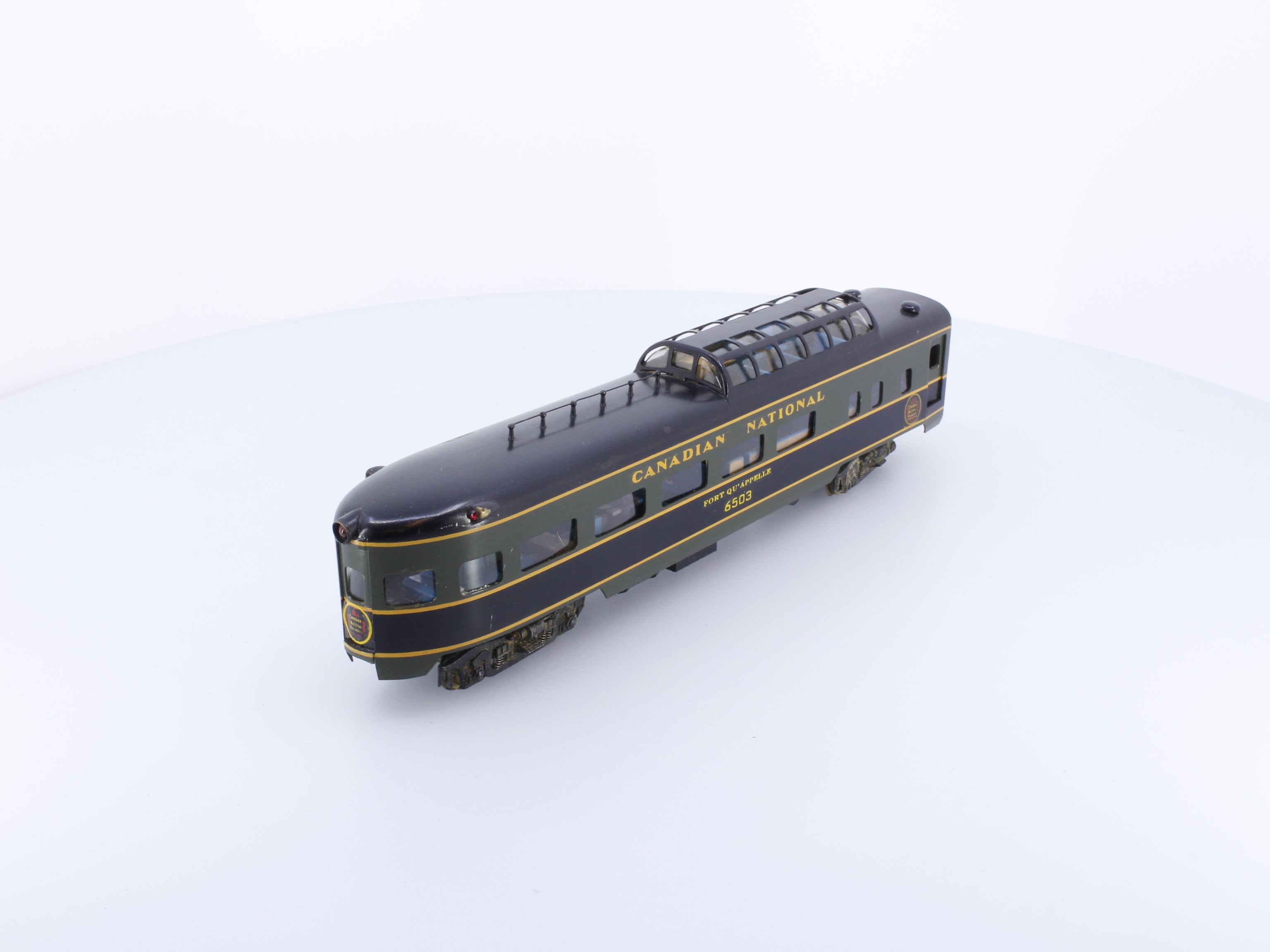 Tenshodo 430 HO Streamlined Passenger Car Observation W/ Vista Dome Canadian National (CN)