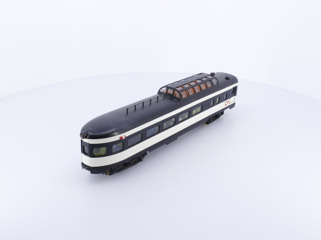 Tenshodo CNVDome HO Streamlined Passenger Car Observation Corrugated Side Canadian National (CN)
