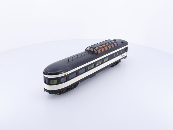Tenshodo CNVDome HO Streamlined Passenger Car Observation Corrugated Side Canadian National (CN)