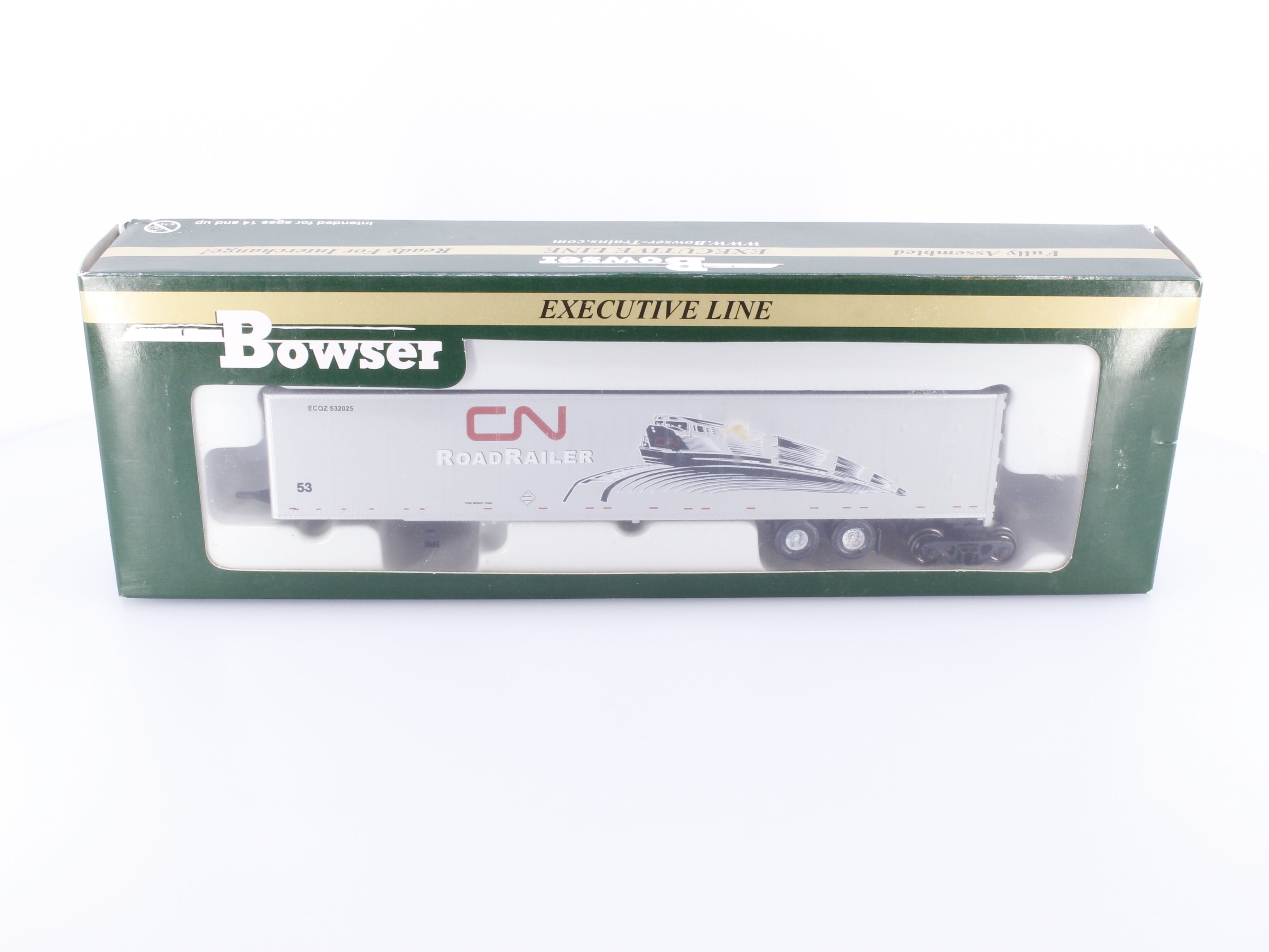 Bowser 40534 HO 53' DuraPlate RoadRailer Canadian National (CN) 532025
