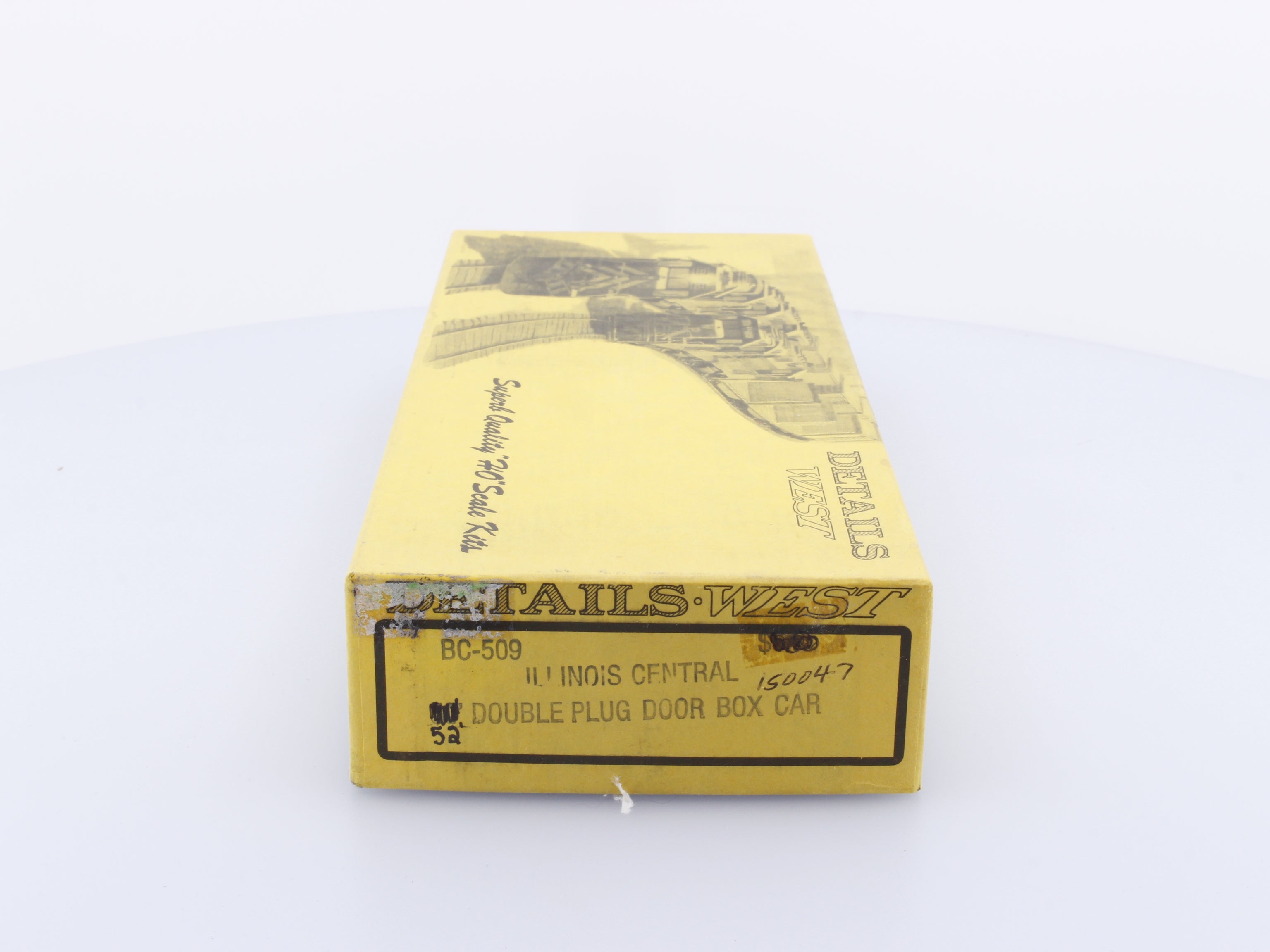 Details West BC-509 HO 52' Double Plug Door Box Car Illinois Central (IC) 150047 (#2)