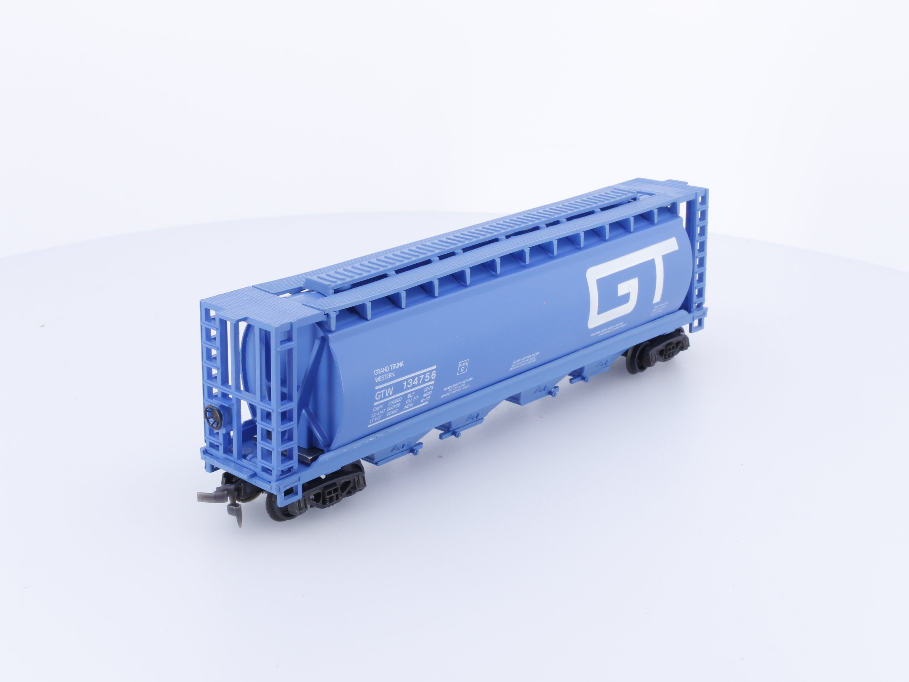 Model Power 9507 HO 51' Cylindrical Hopper Car Grand Trunk Western (GTW) 134756