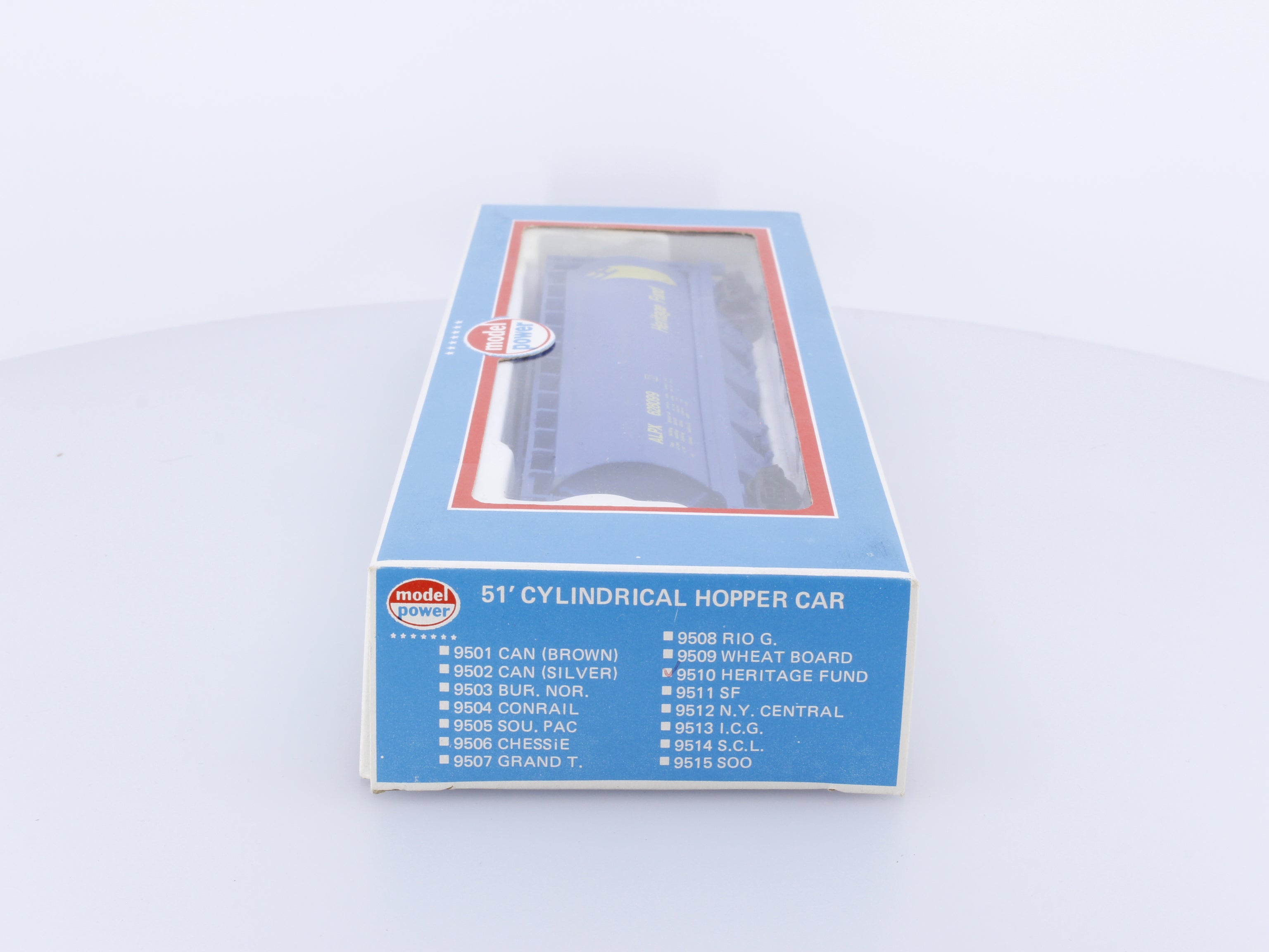 Model Power 9510 HO 51' Cylindrical Hopper Car Alberta (ALNX) 628099