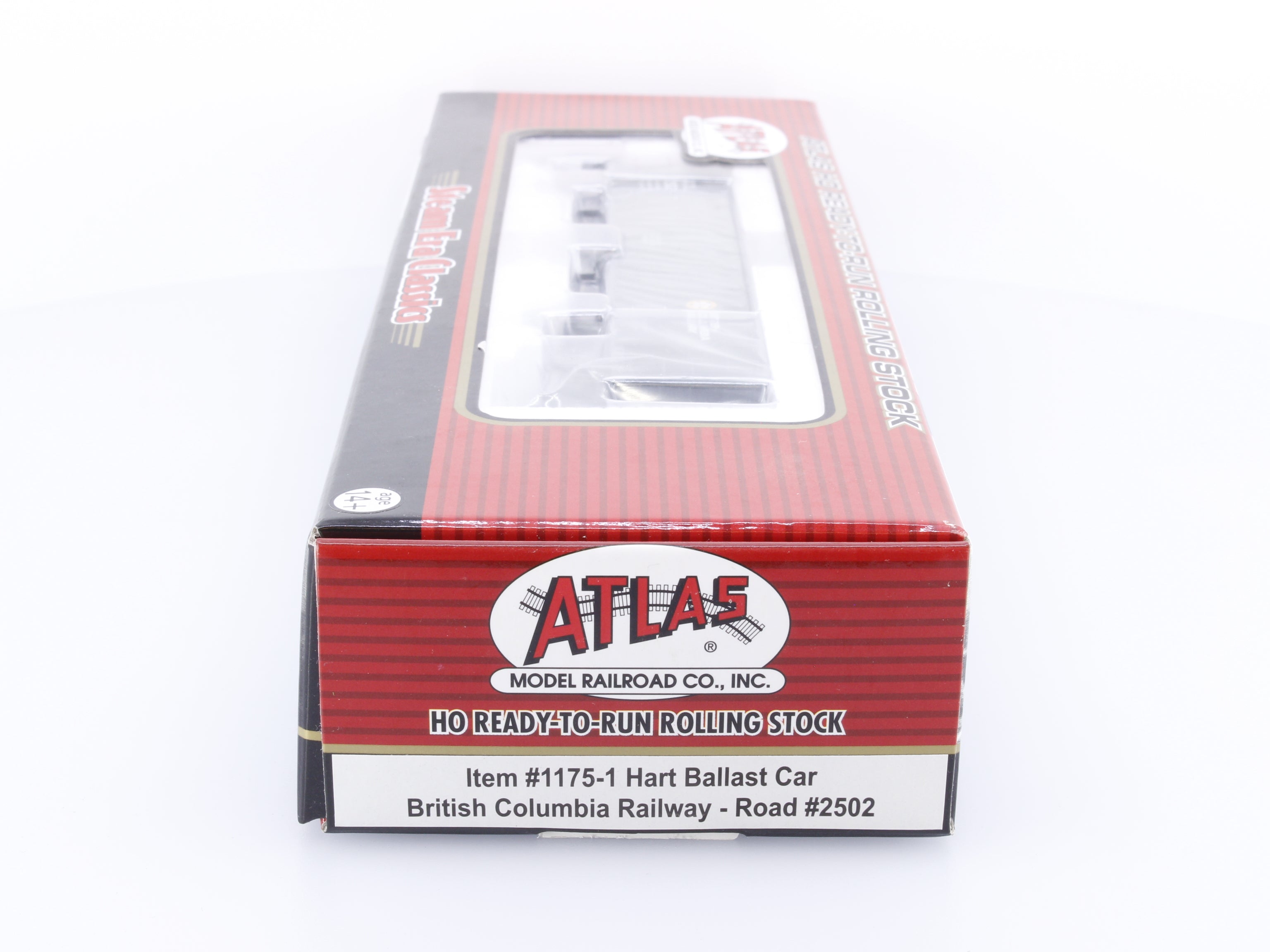 Atlas 1175-1 HO Hart Ballast Car BC Rail (BCOL) 2502
