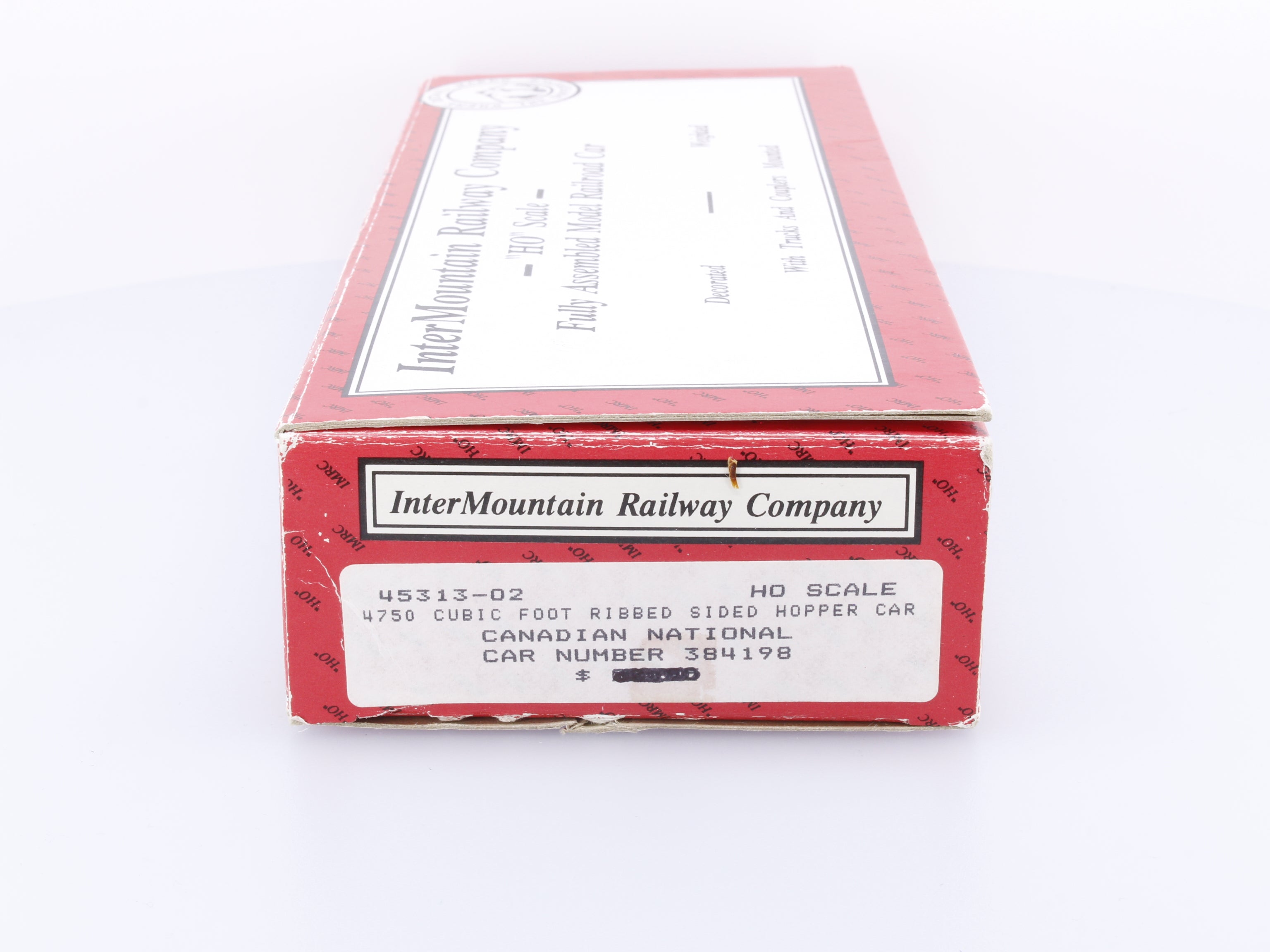 InterMountain 45313-02 HO 4750 cu.ft Ribbed Sided 3 Bay Hopper Canadian National (CN) 384198