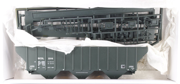 Proto 2000 4427 HO PS2-CD High Side Covered Hopper British Columbia Railway (BCOL) 2316