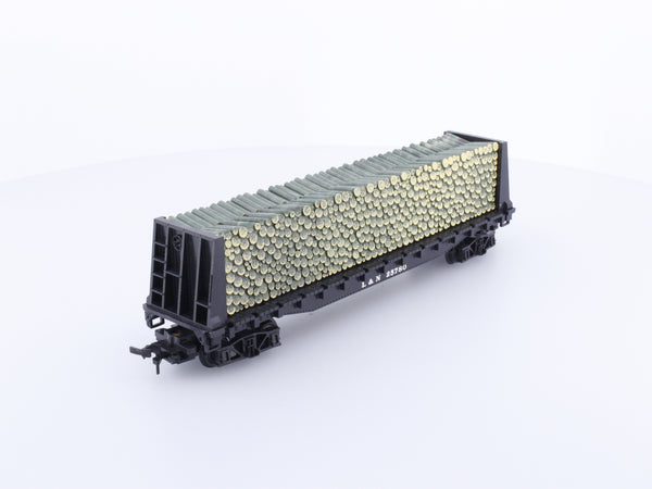 Model Power 473 HO Bulkhead Flatcar Louisville and Nashville Railroad(LN) 25780