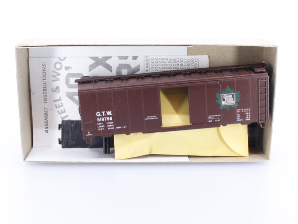 Athearn 254 HO Rail Runner Custom Cars 40' Box Car Grand Trunk Western (GTW) 516796
