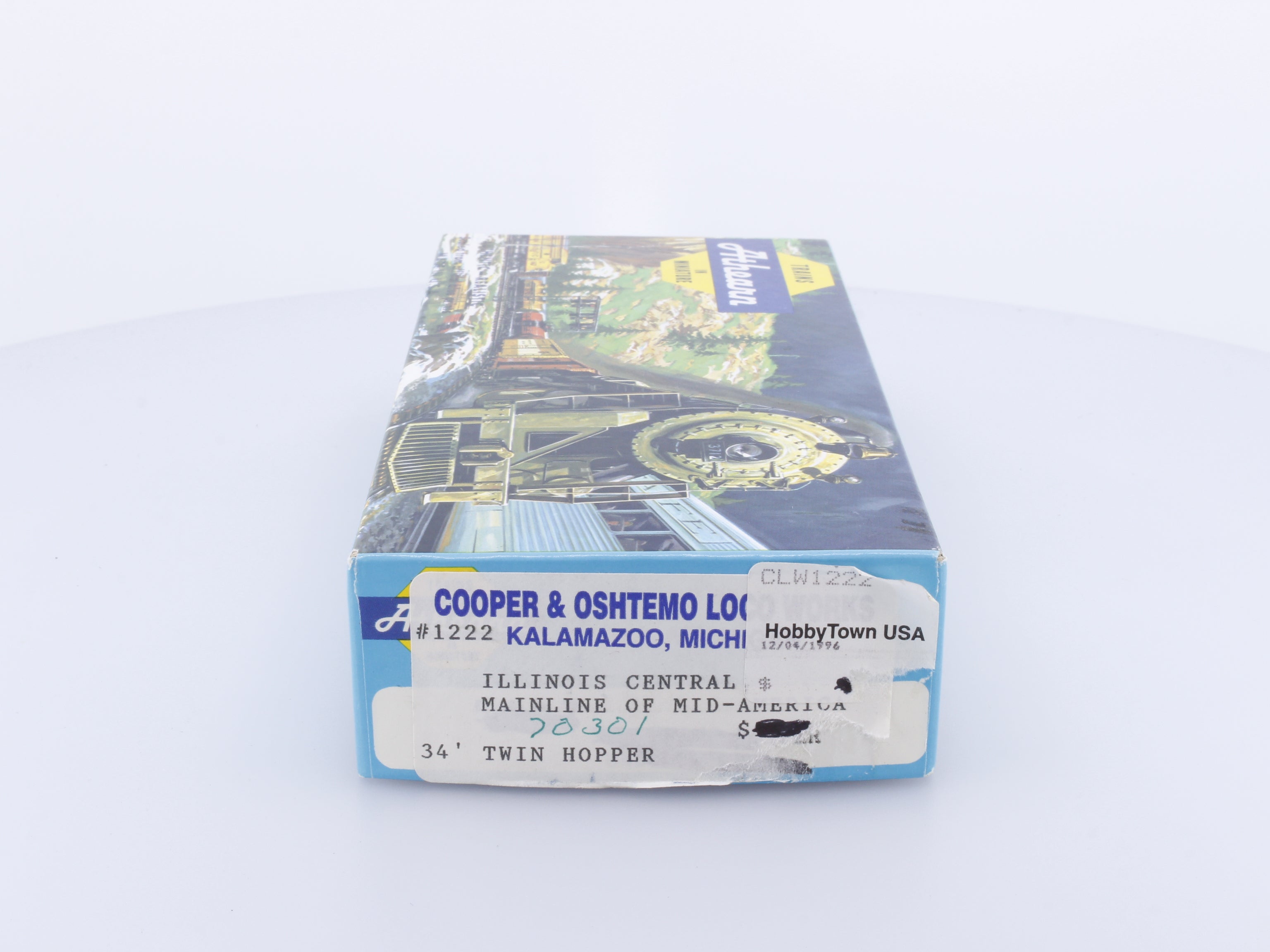 Cooper & Oshtemo Loco Works 1222 HO 34' Twin Hopper Illinois Central (IC) 70301