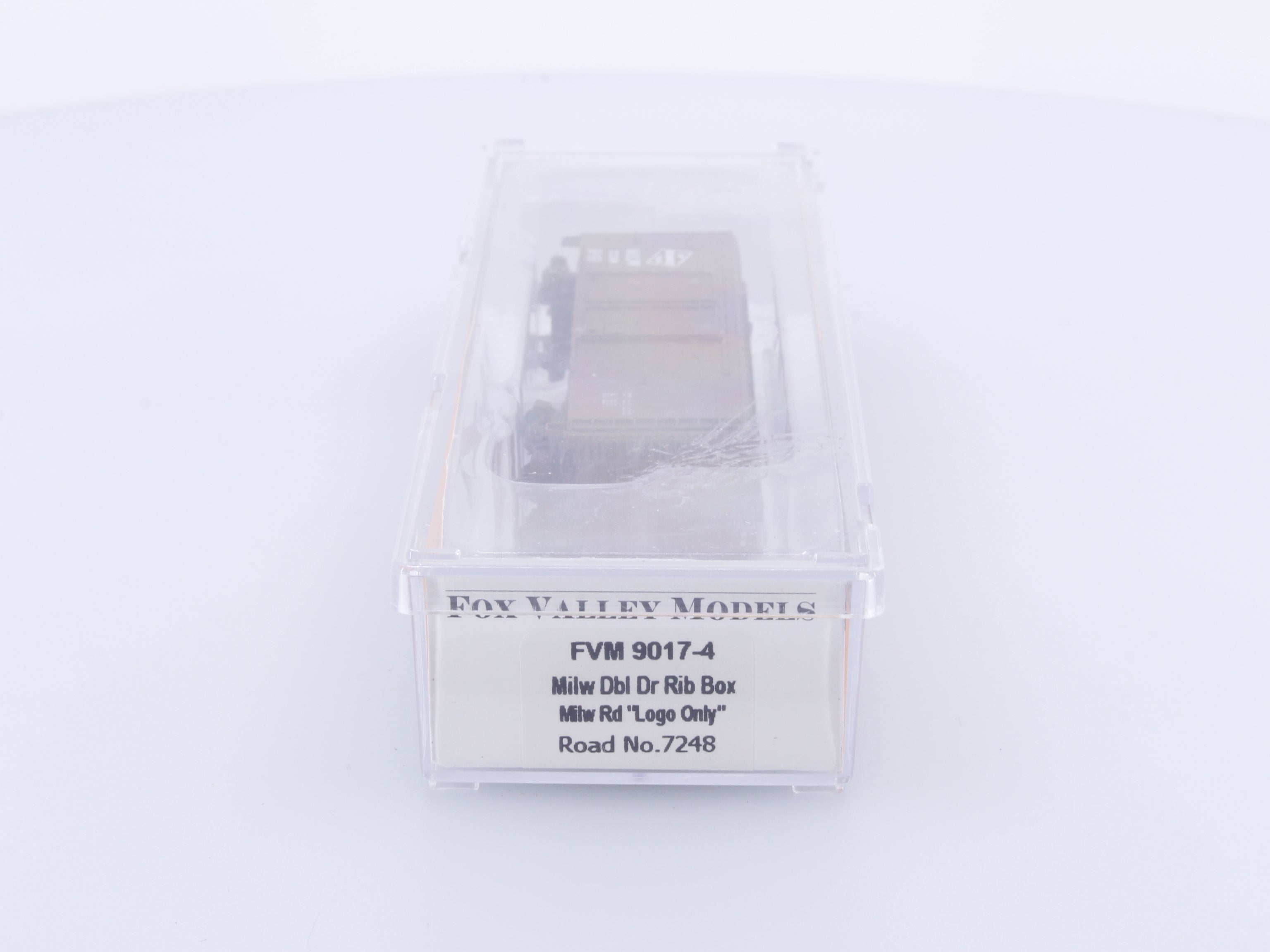 Fox Valley Models FVM 9017-4 N MILW Double Door Rib Box Car Milwaukee Road (MILW) 7248