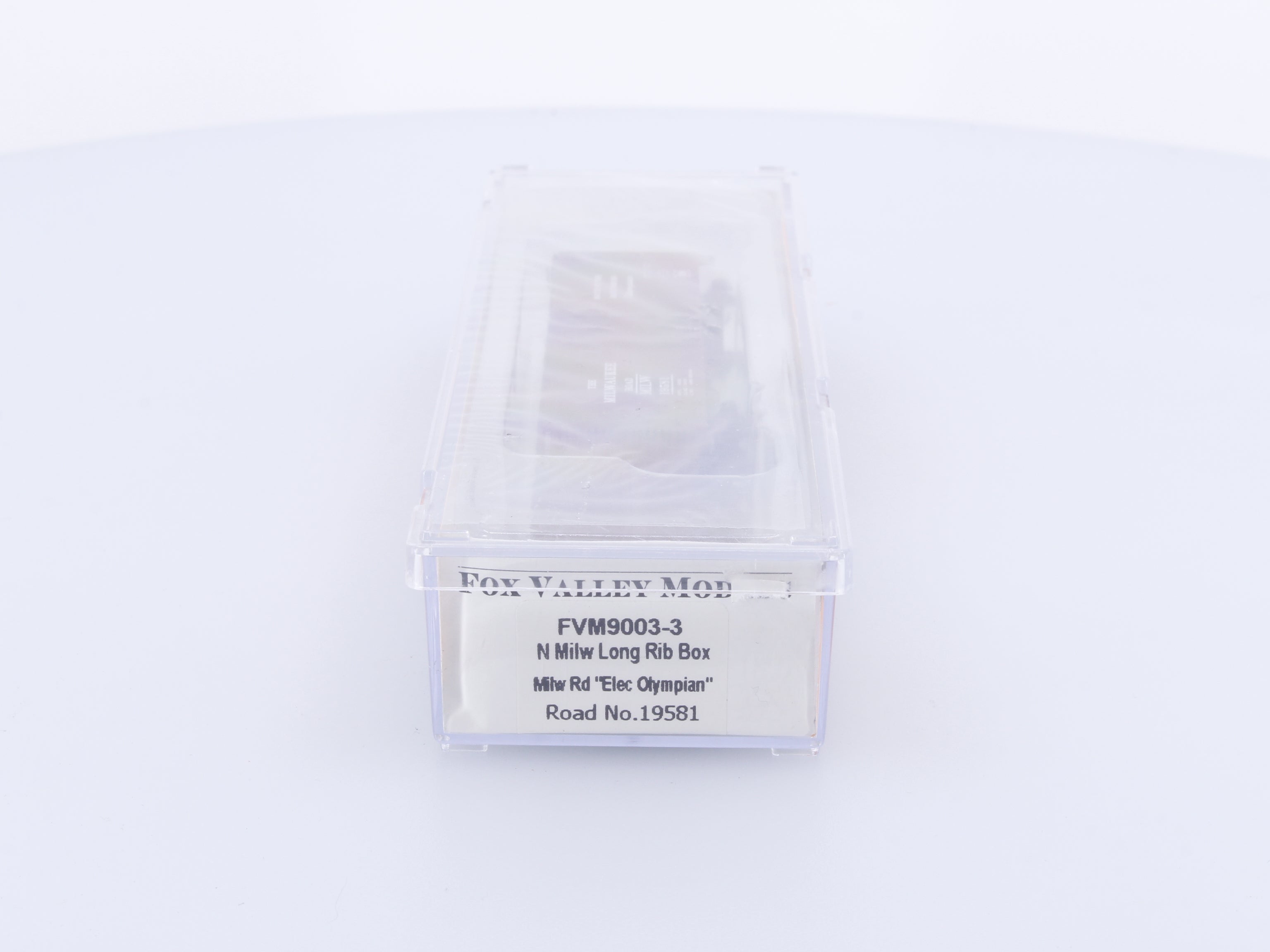 Fox Valley Models FVM 9003-3 N MILW Long Rib Box Car Milwaukee Road (MILW) 19581